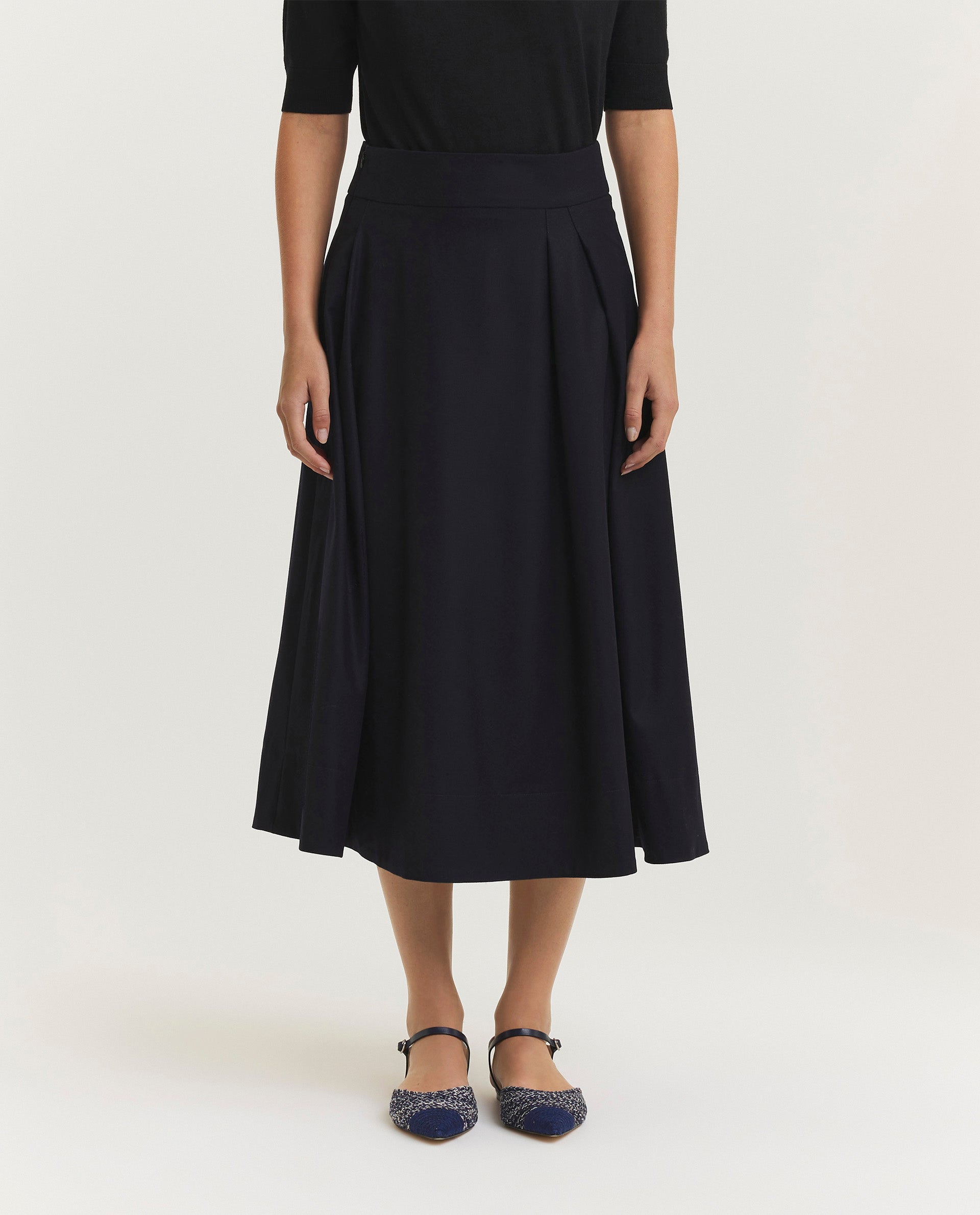Midi rok - Blauw