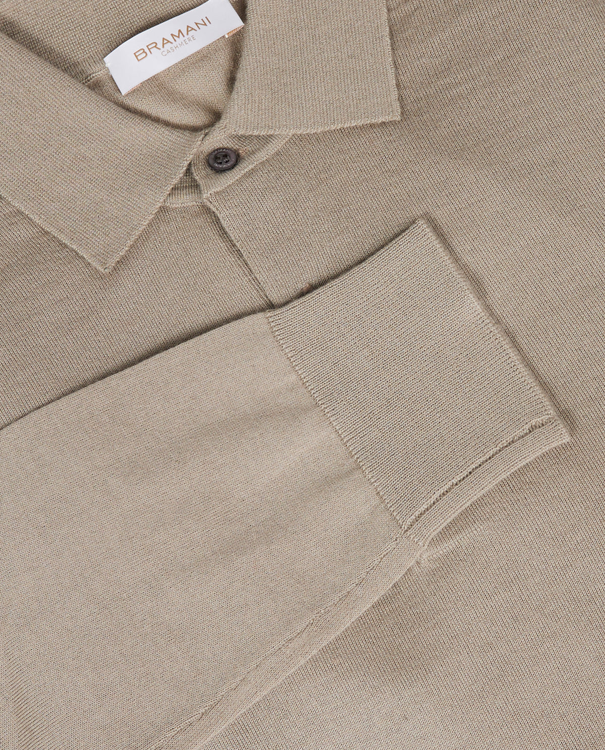 Cashmere Polo - Lichtbruin