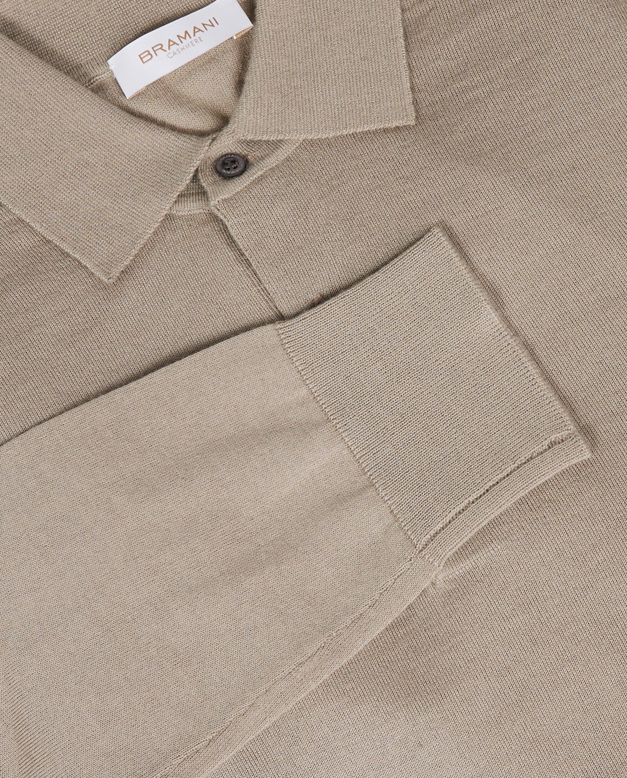 Cashmere Polo - Lichtbruin