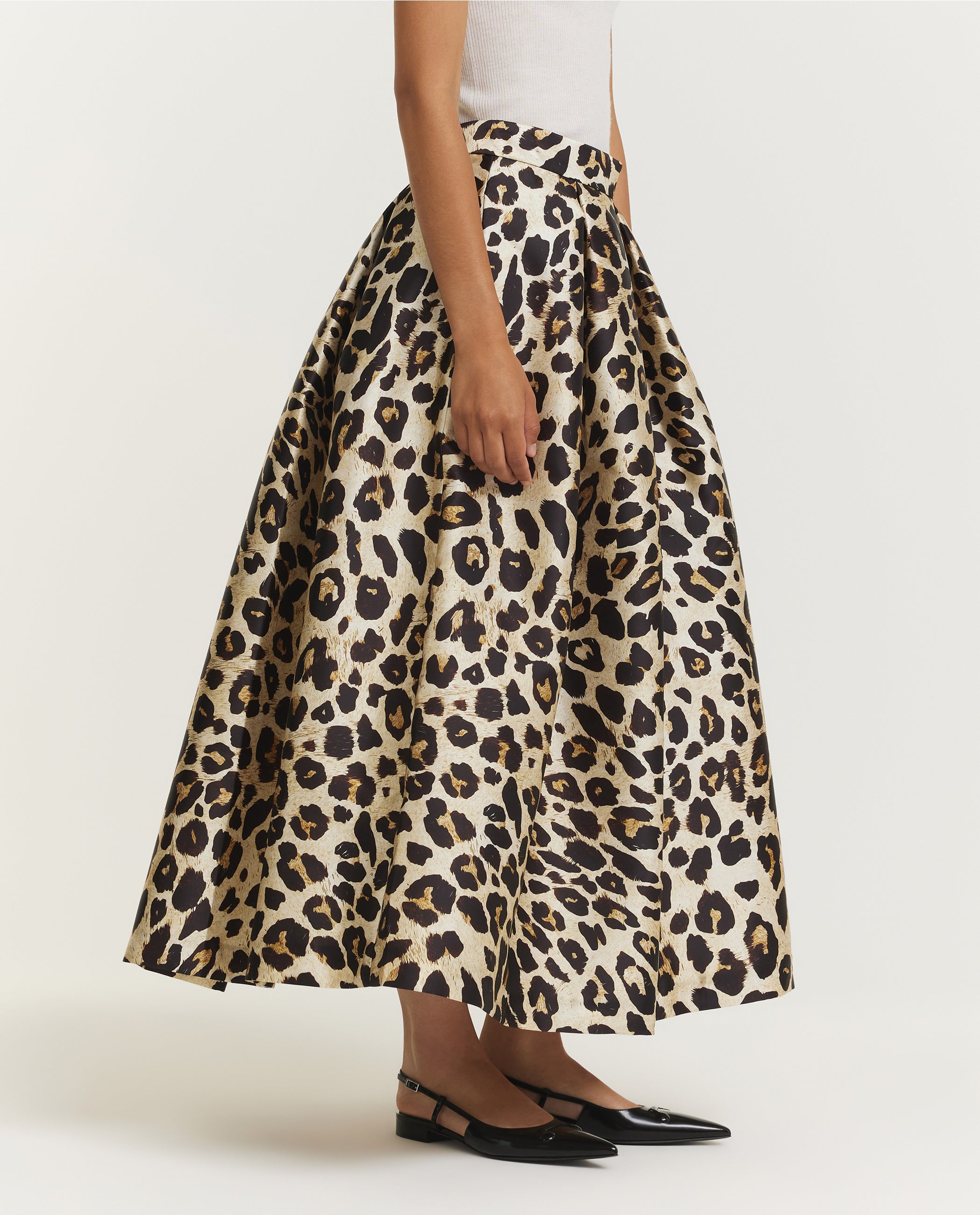 A-Line Midi Skirt