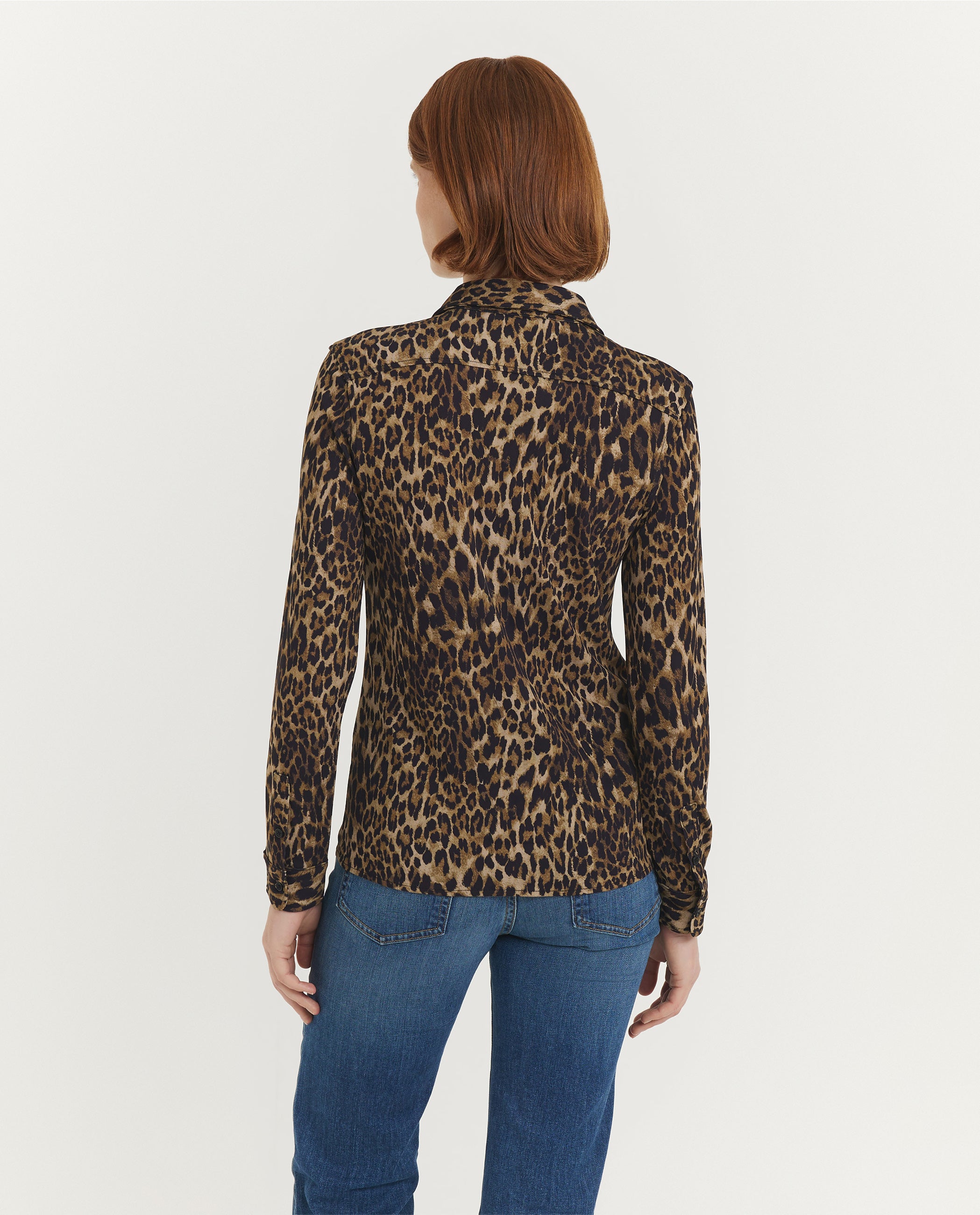 Leopard Celestine Shirt - Lichtbruin