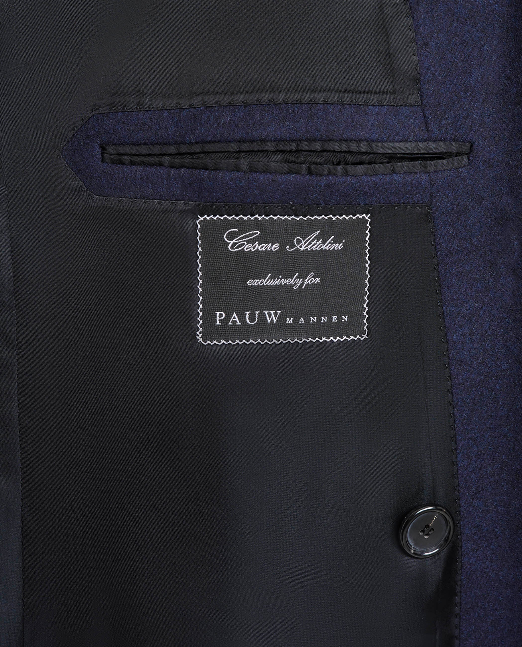 Zealander Wollen Overjas - Blauw