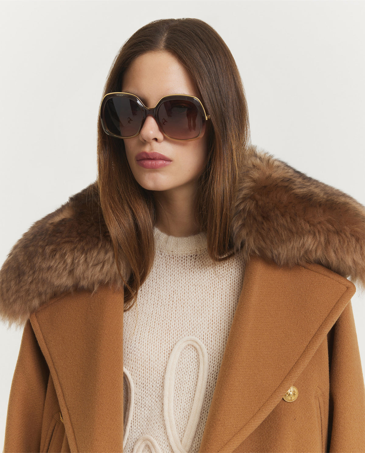 Boxy Double-Breasted Coat