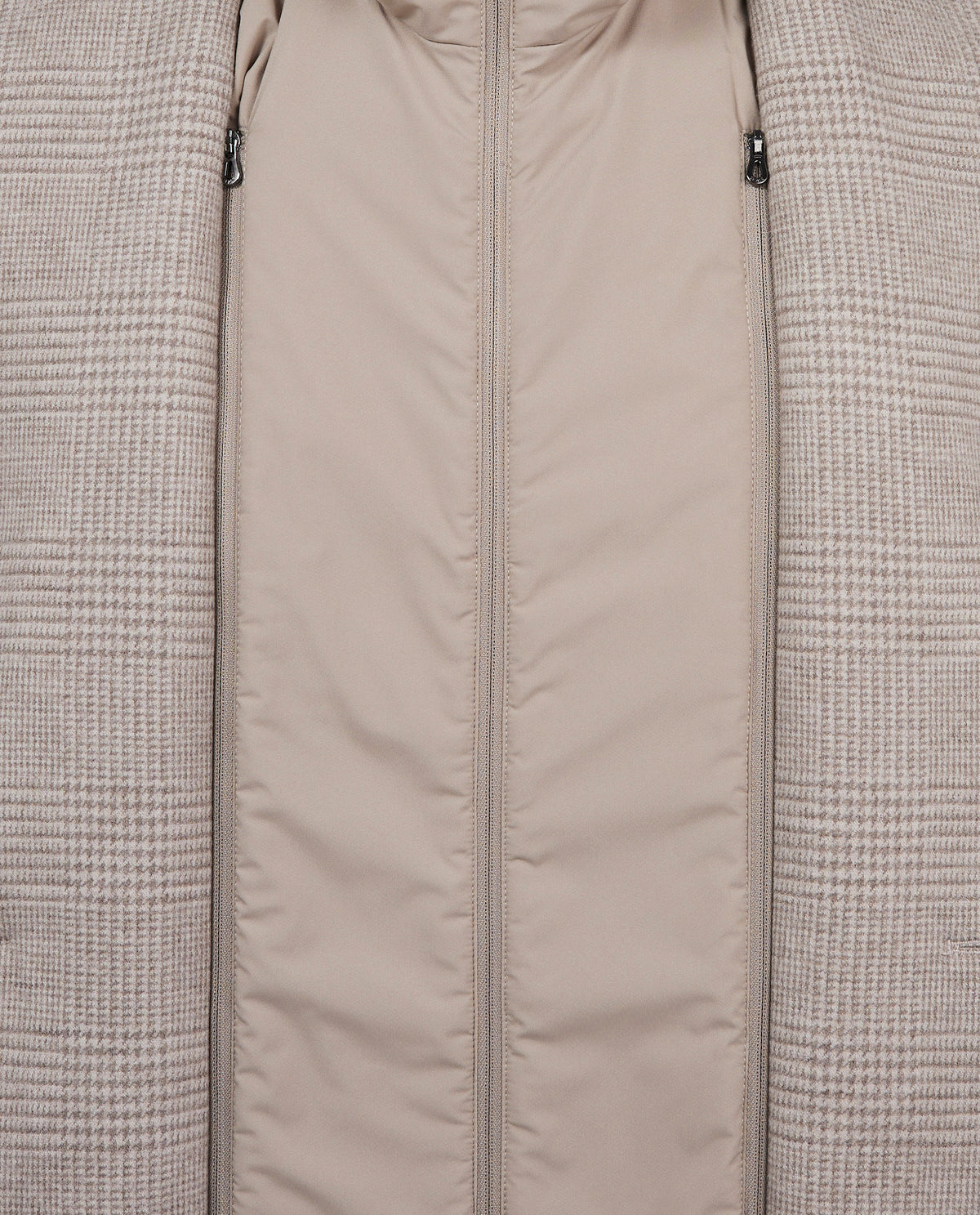 Wollen Hoodie Blazer - Lichtbruin