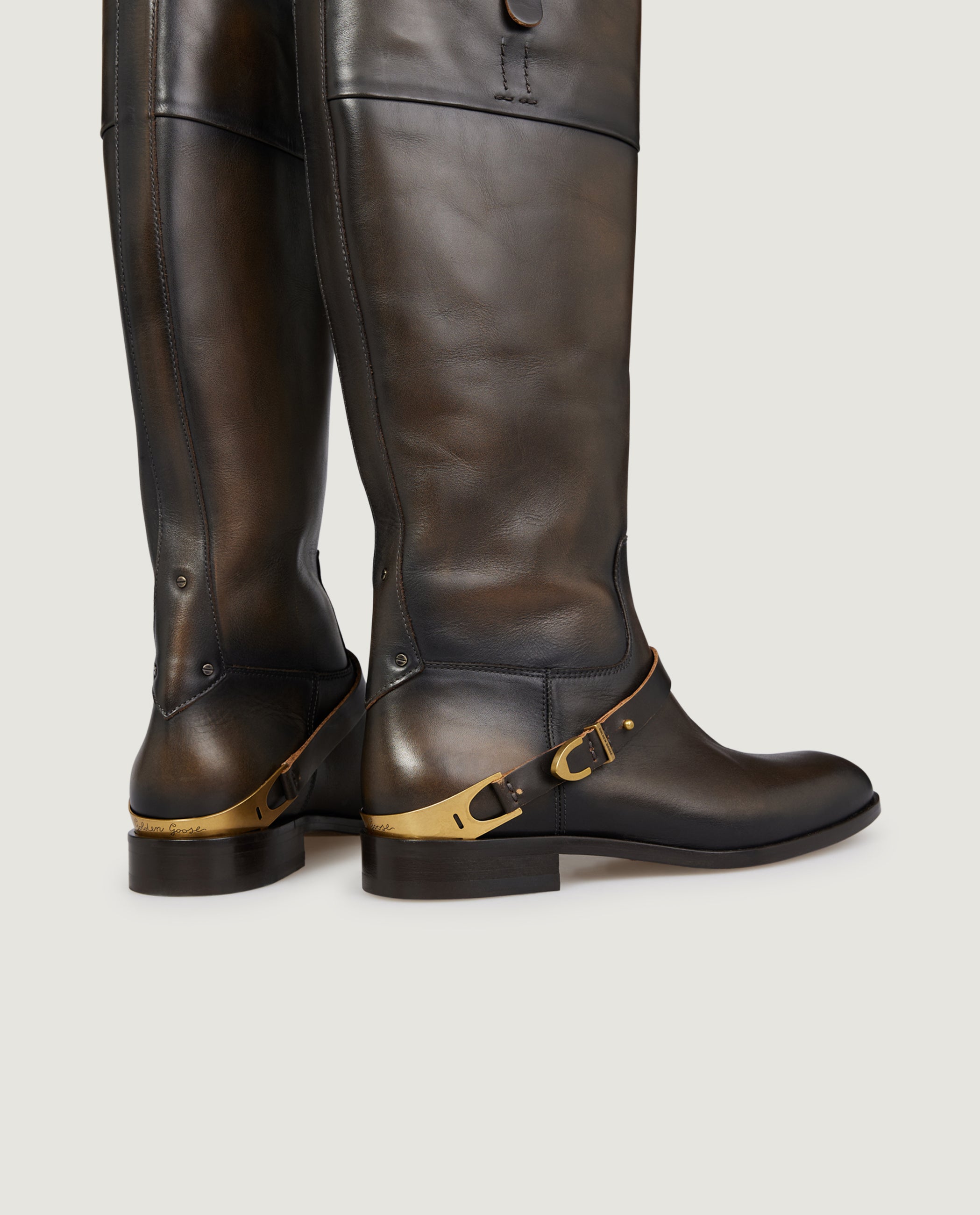 Leather Charlie Boots