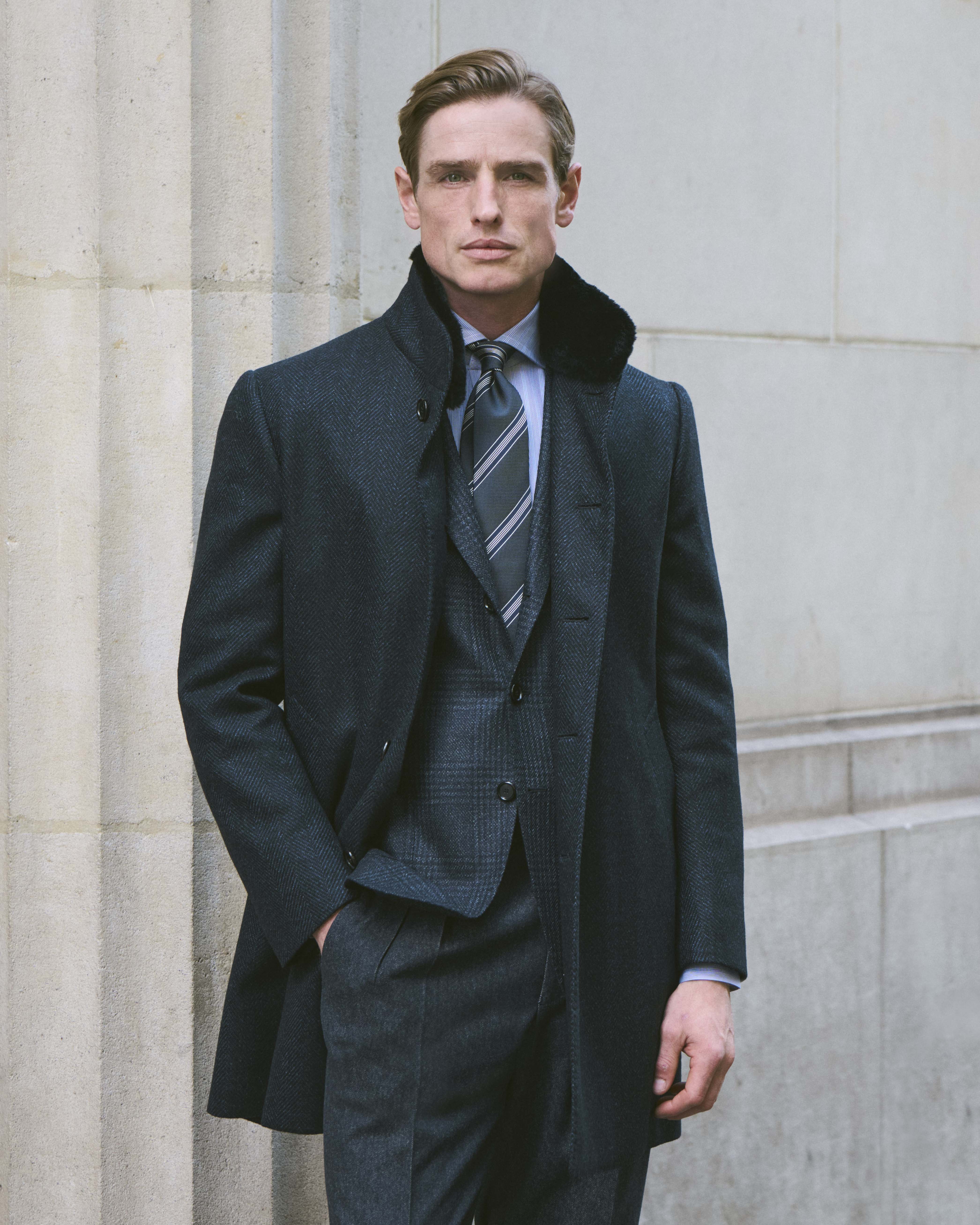 Herringbone Overcoat