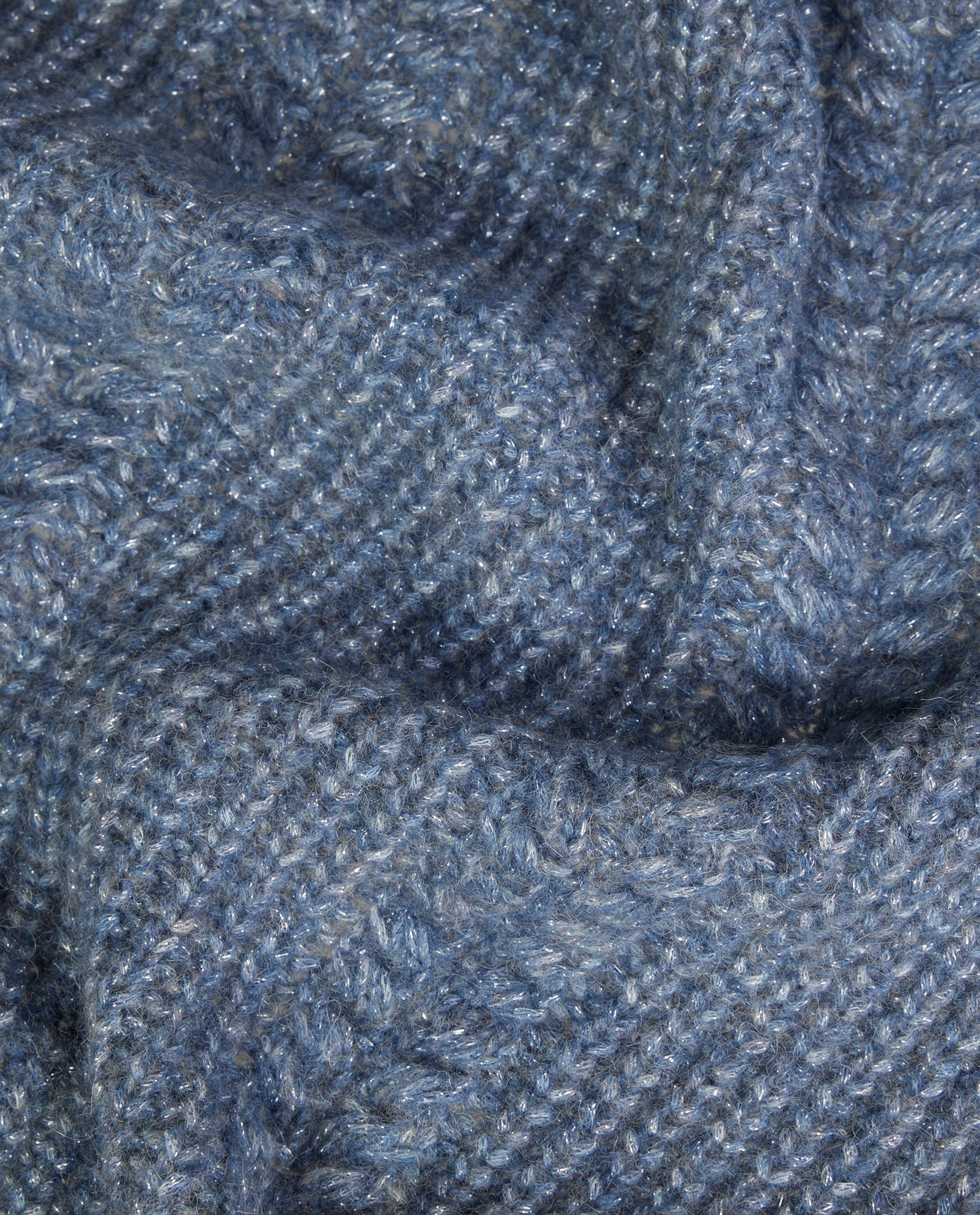 Mélange Alpaca Sjaal - Lichtblauw