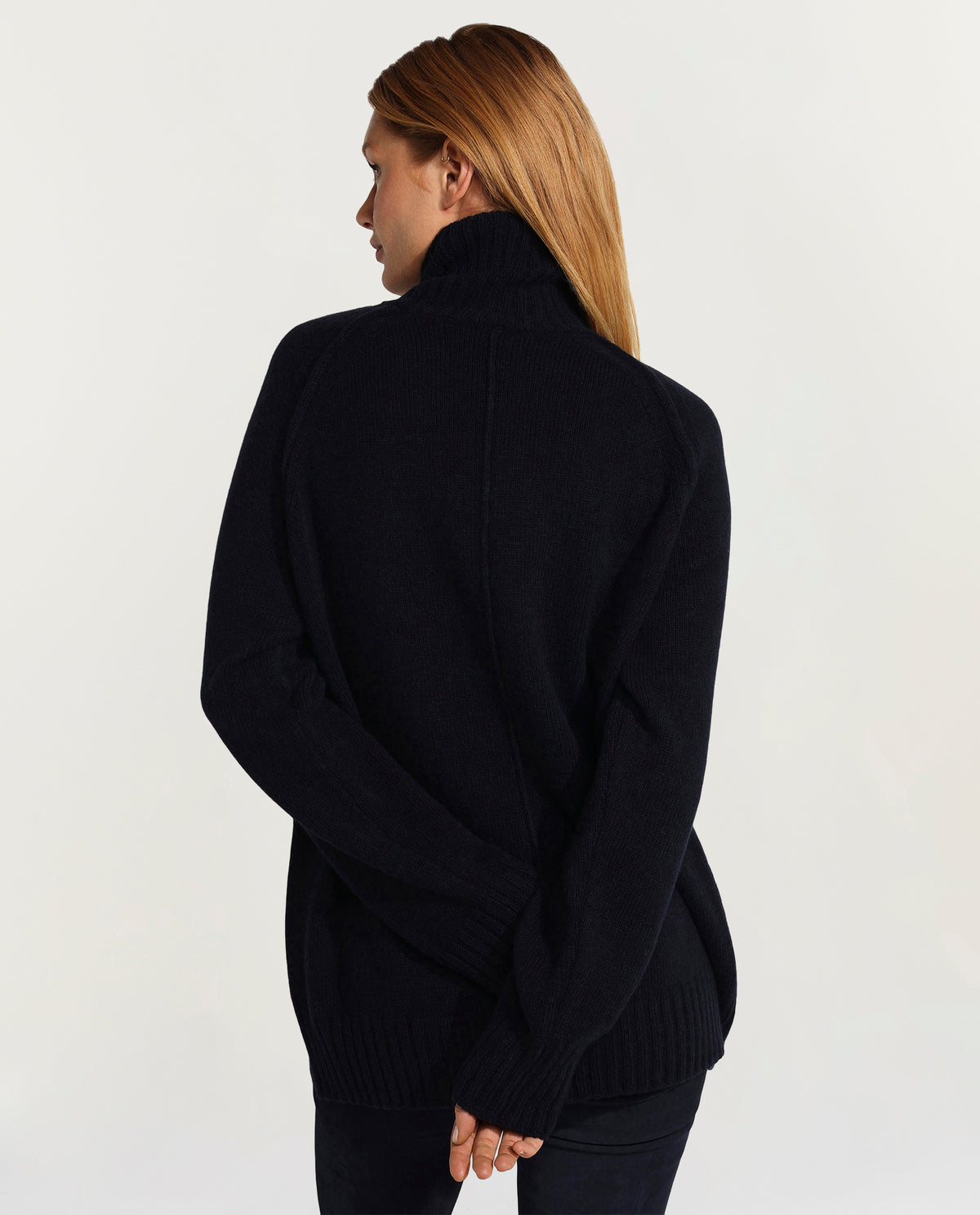 Wool turtleneck sweater