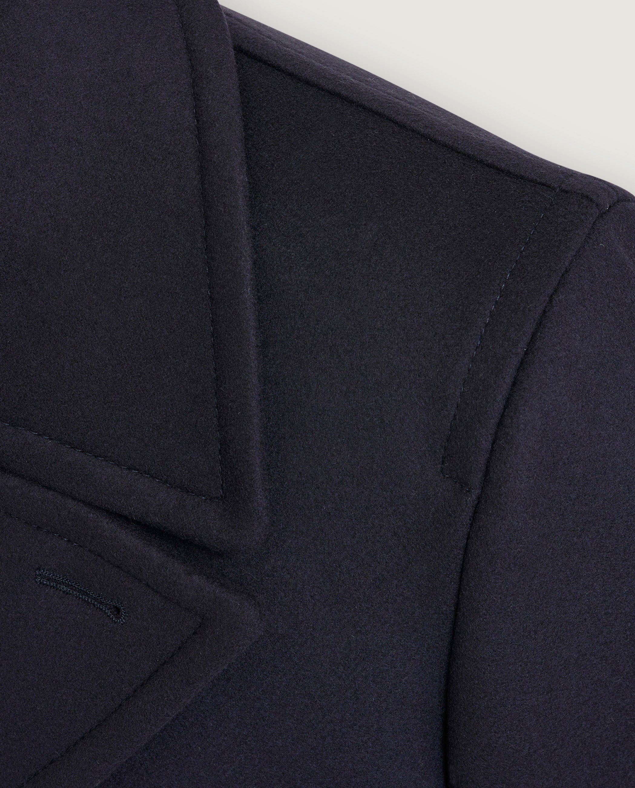 Flannel Wool Peacoat