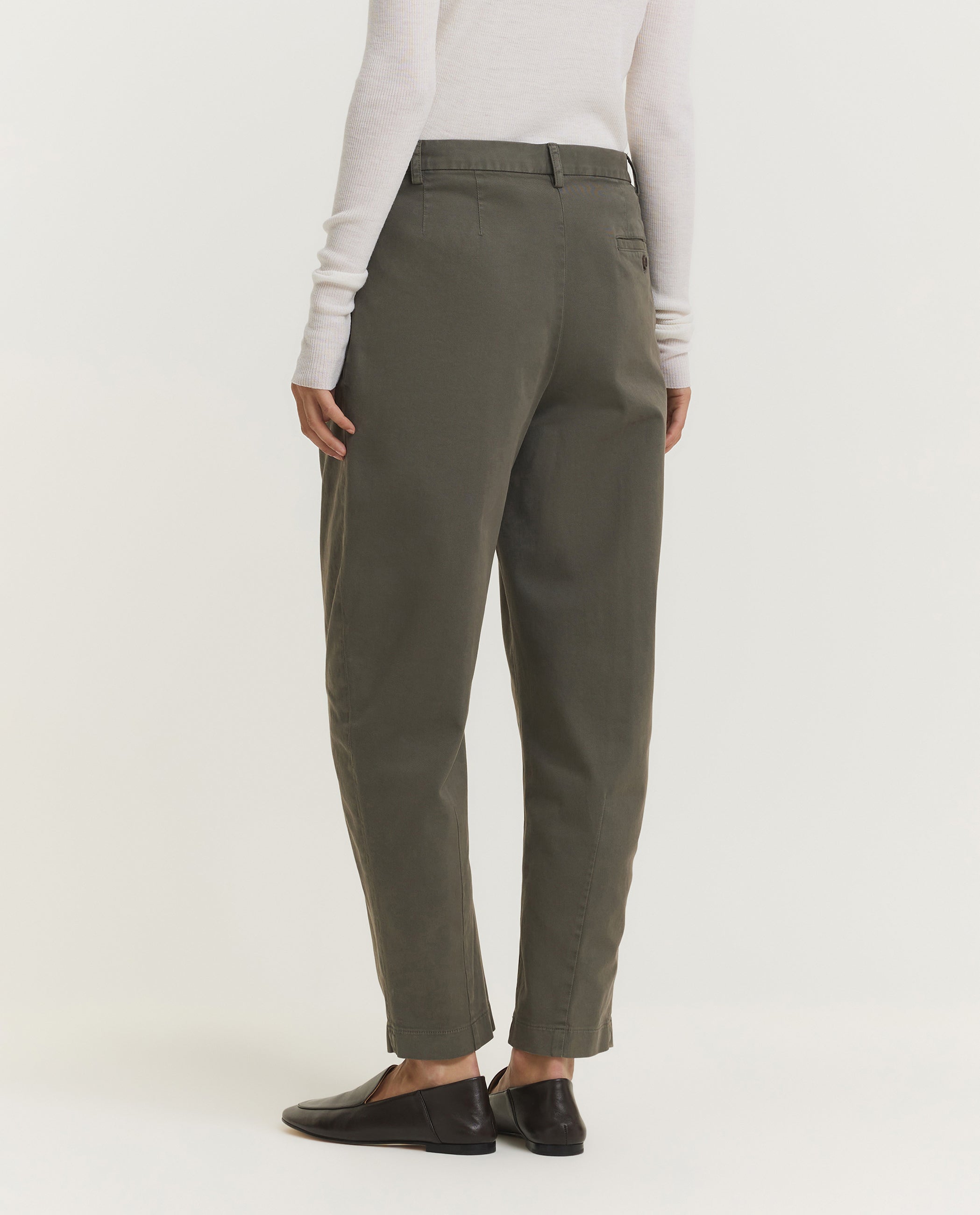 Cotton Gabardine Trousers