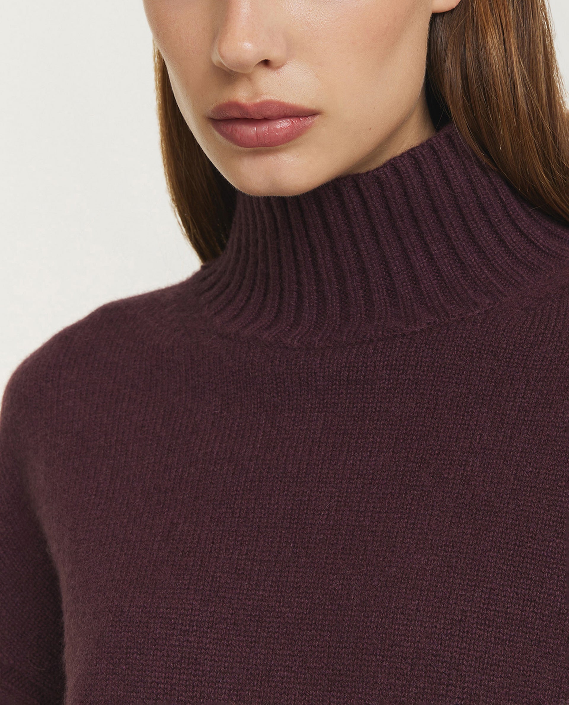 Luxe Cashmere Coltrui - Paars