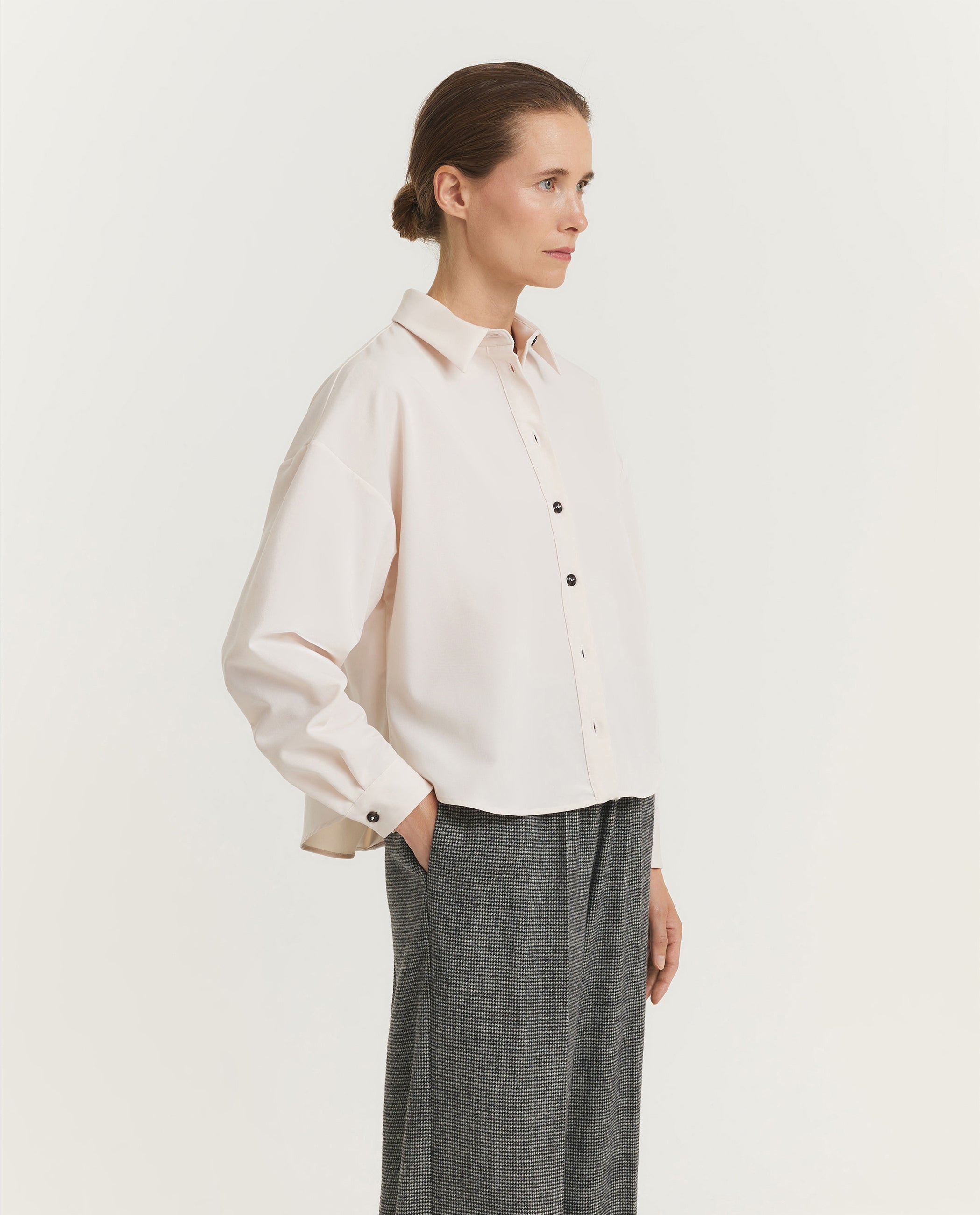 Slight Cropped Blouse