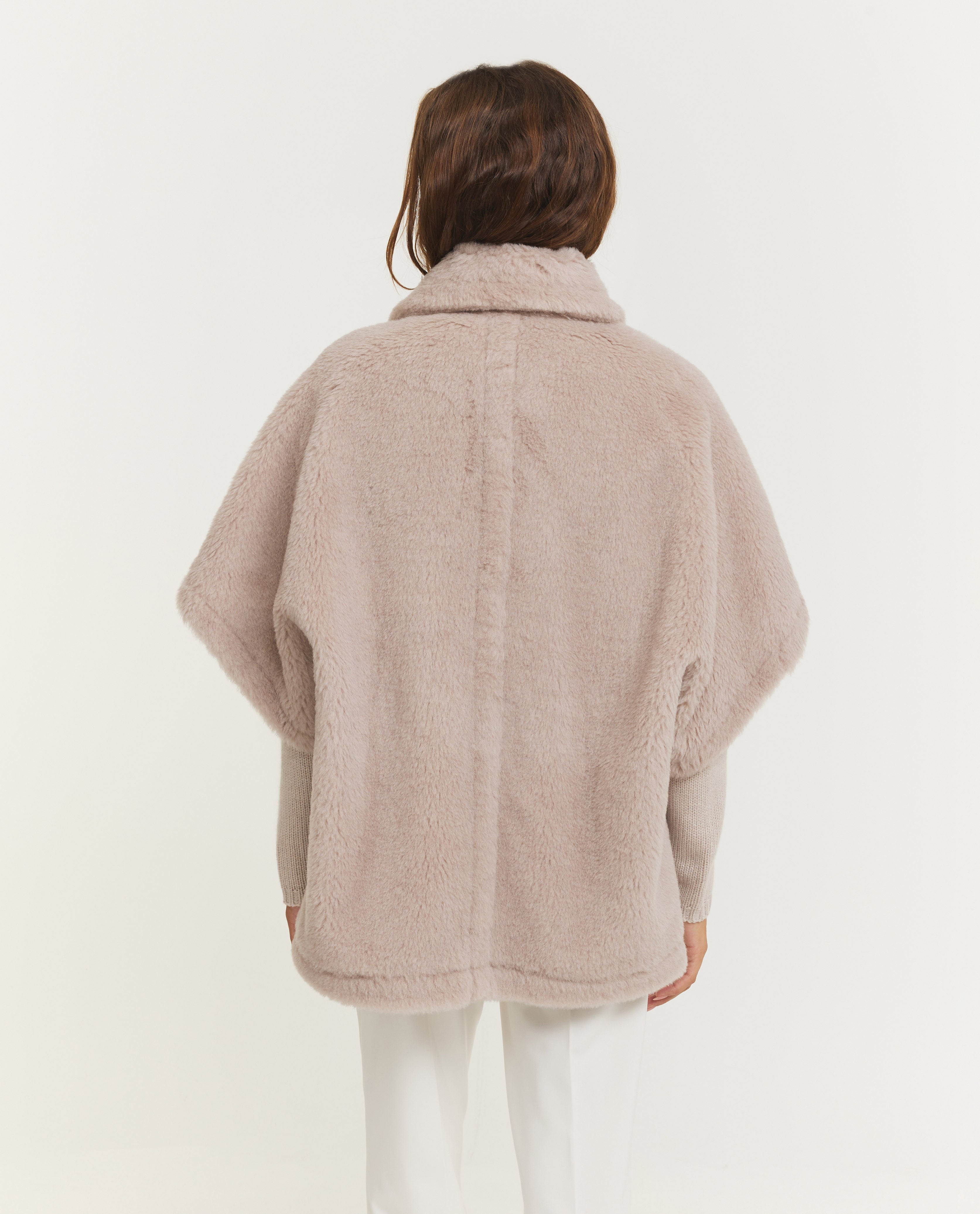 Teddy Poncho Jacket