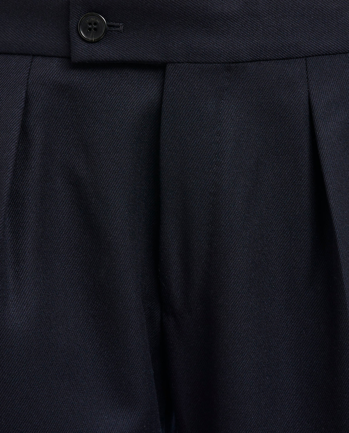 Flannel Wollen Pantalon - Donkerblauw