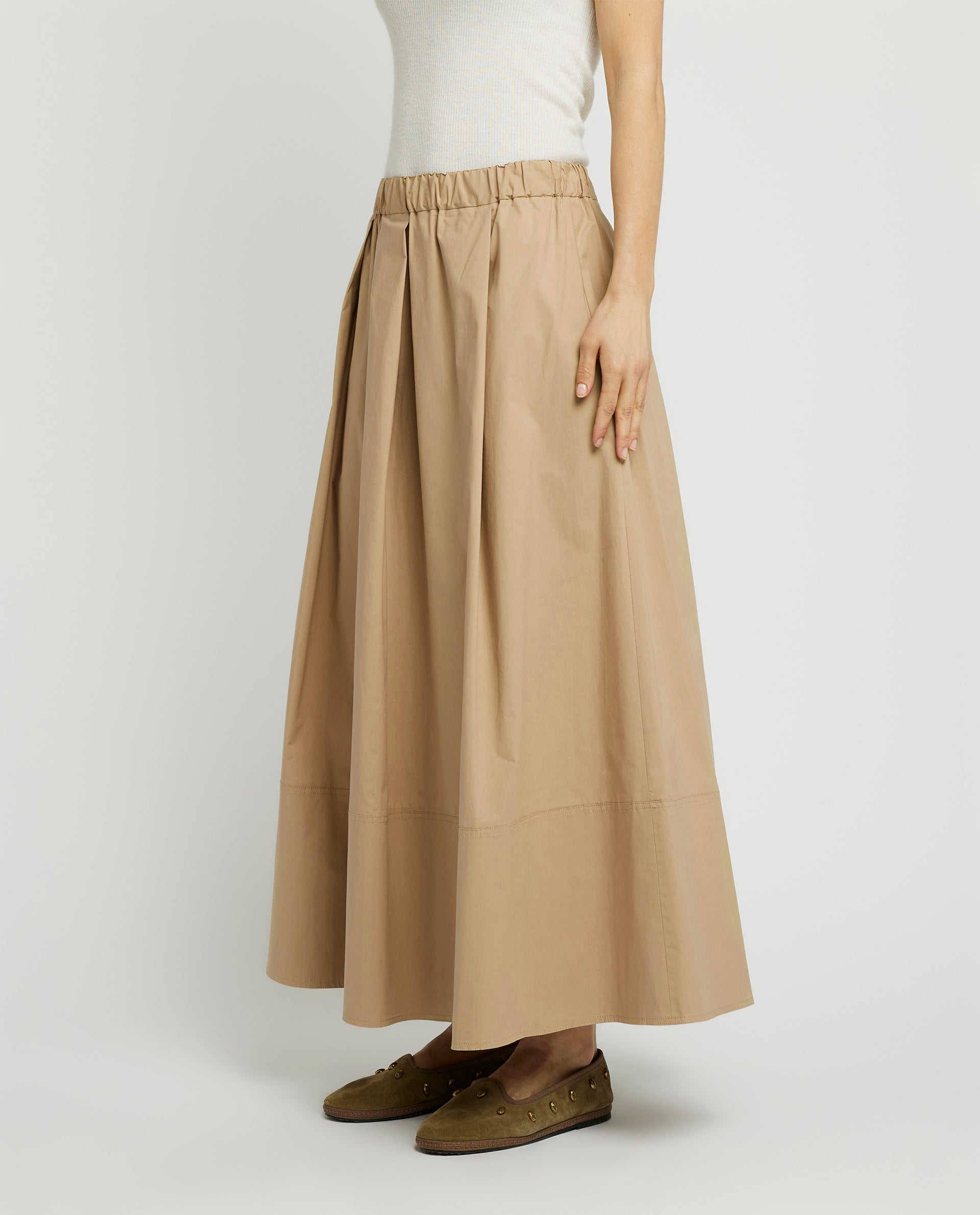 Cotton maxi skirt