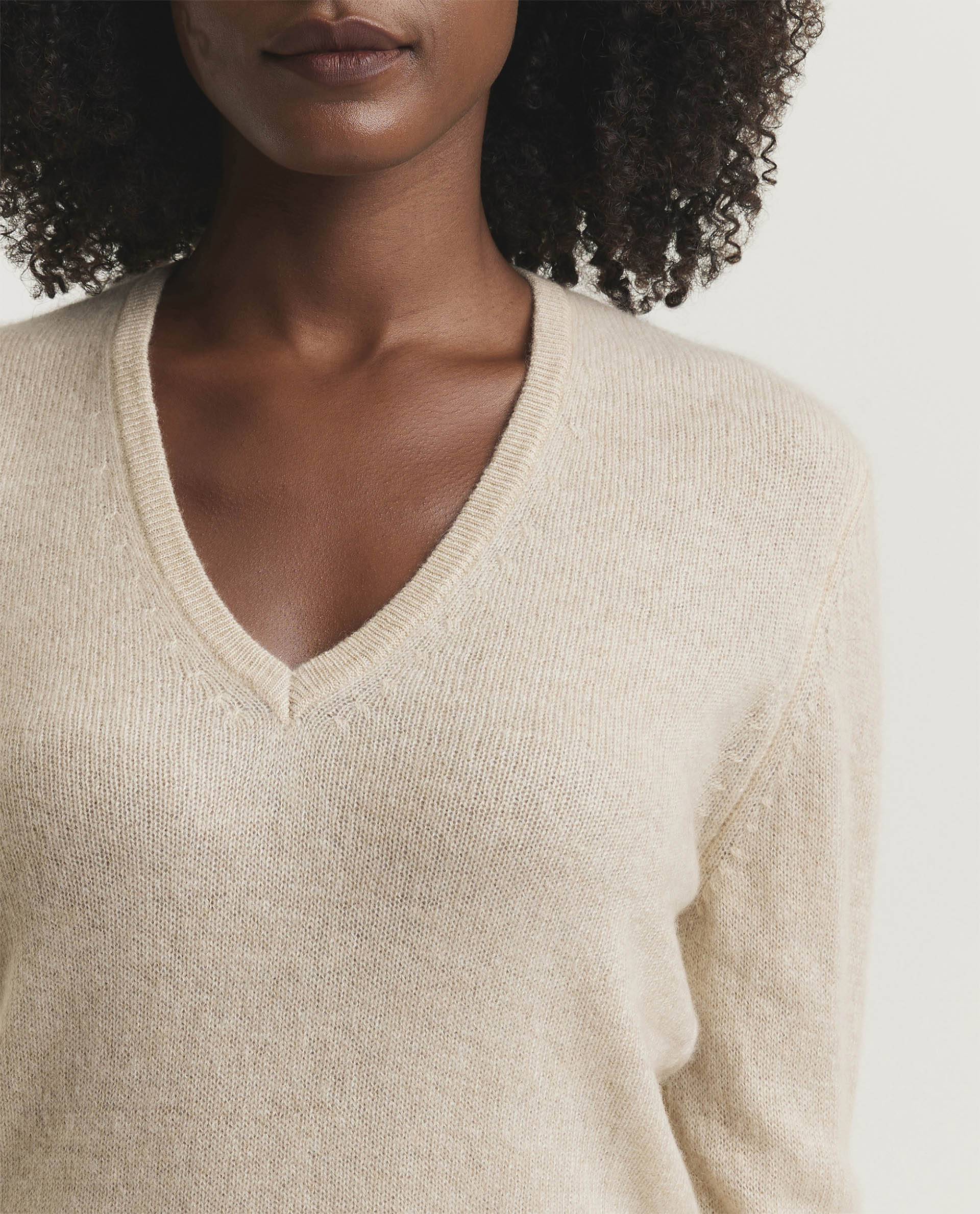 V-neck sweater