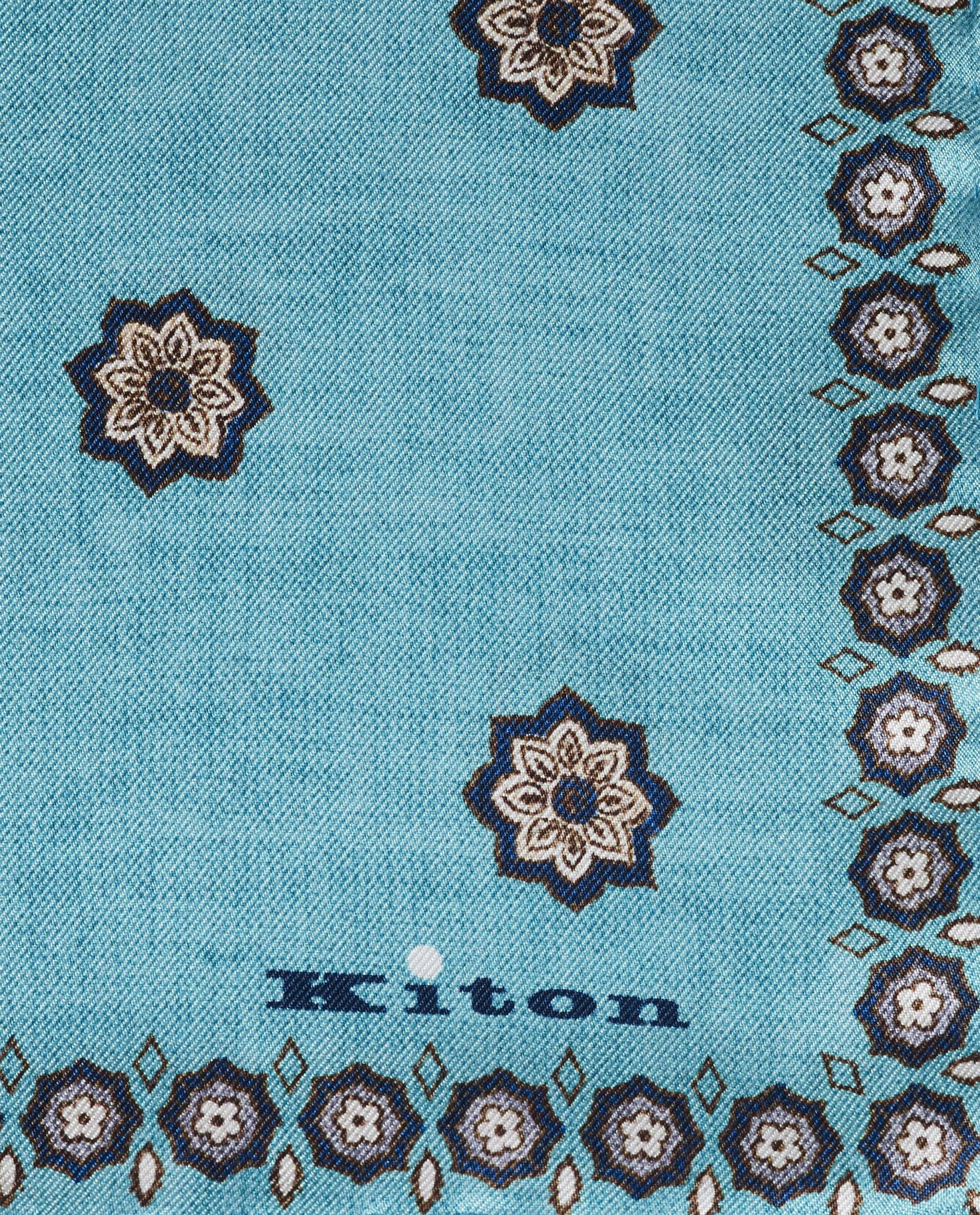 Printed Silk Pocket Square