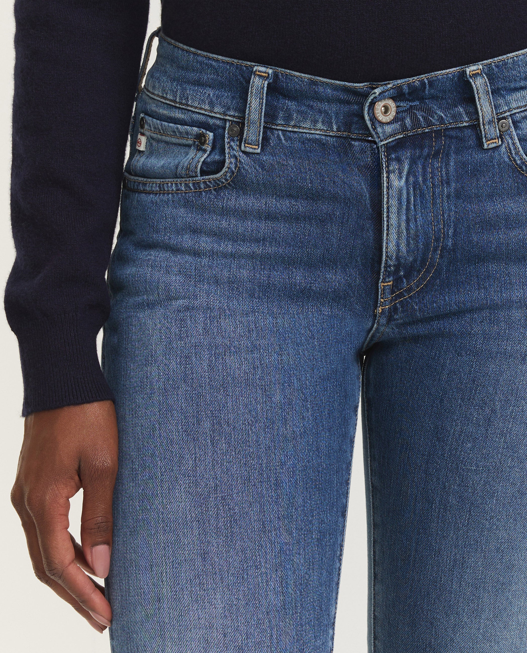 Cologne Slim Straight Jeans - Blauw