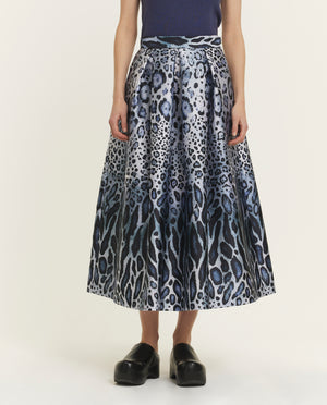 A-line midi skirt