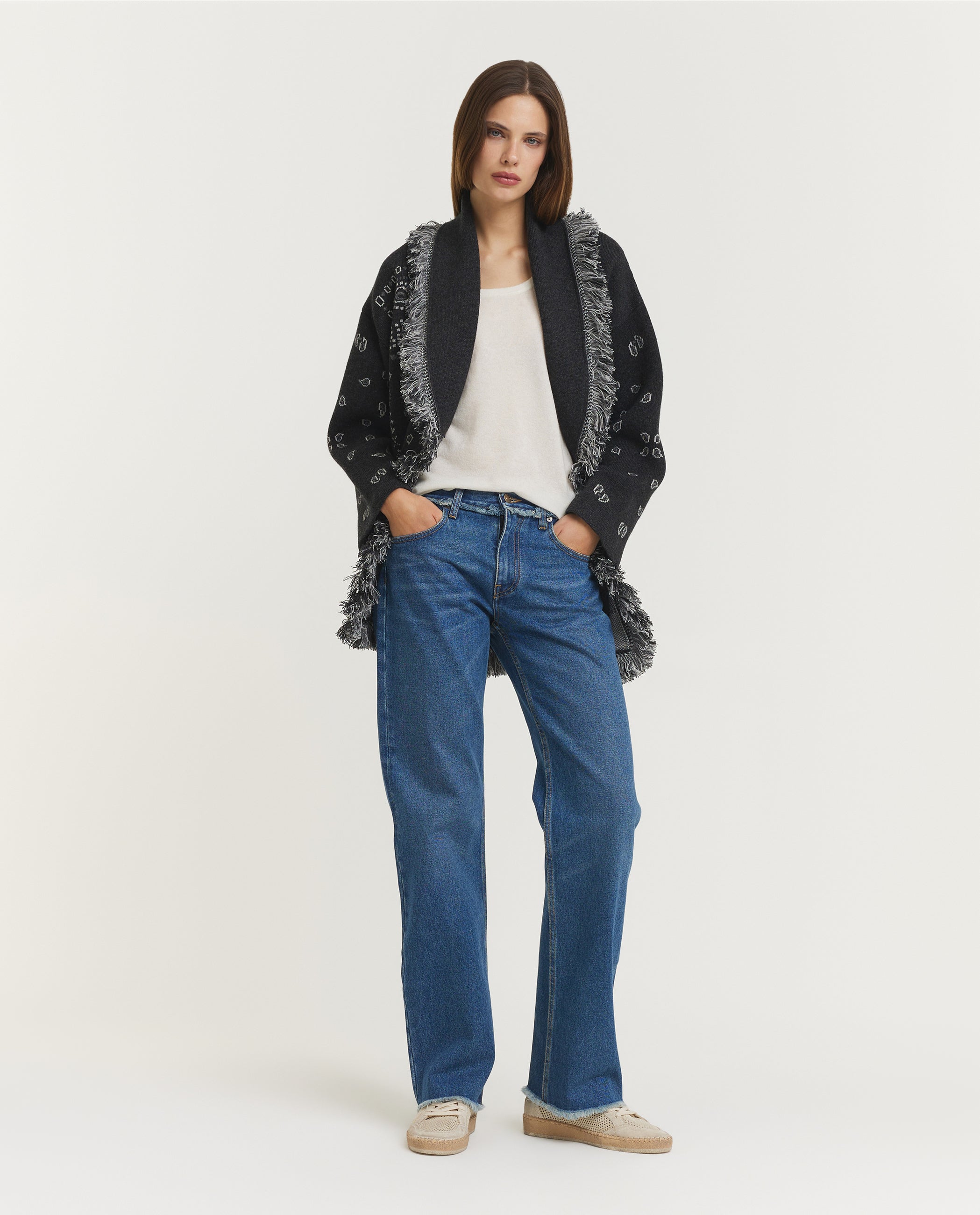 Cashmere Zijden Tank Top - Ecru