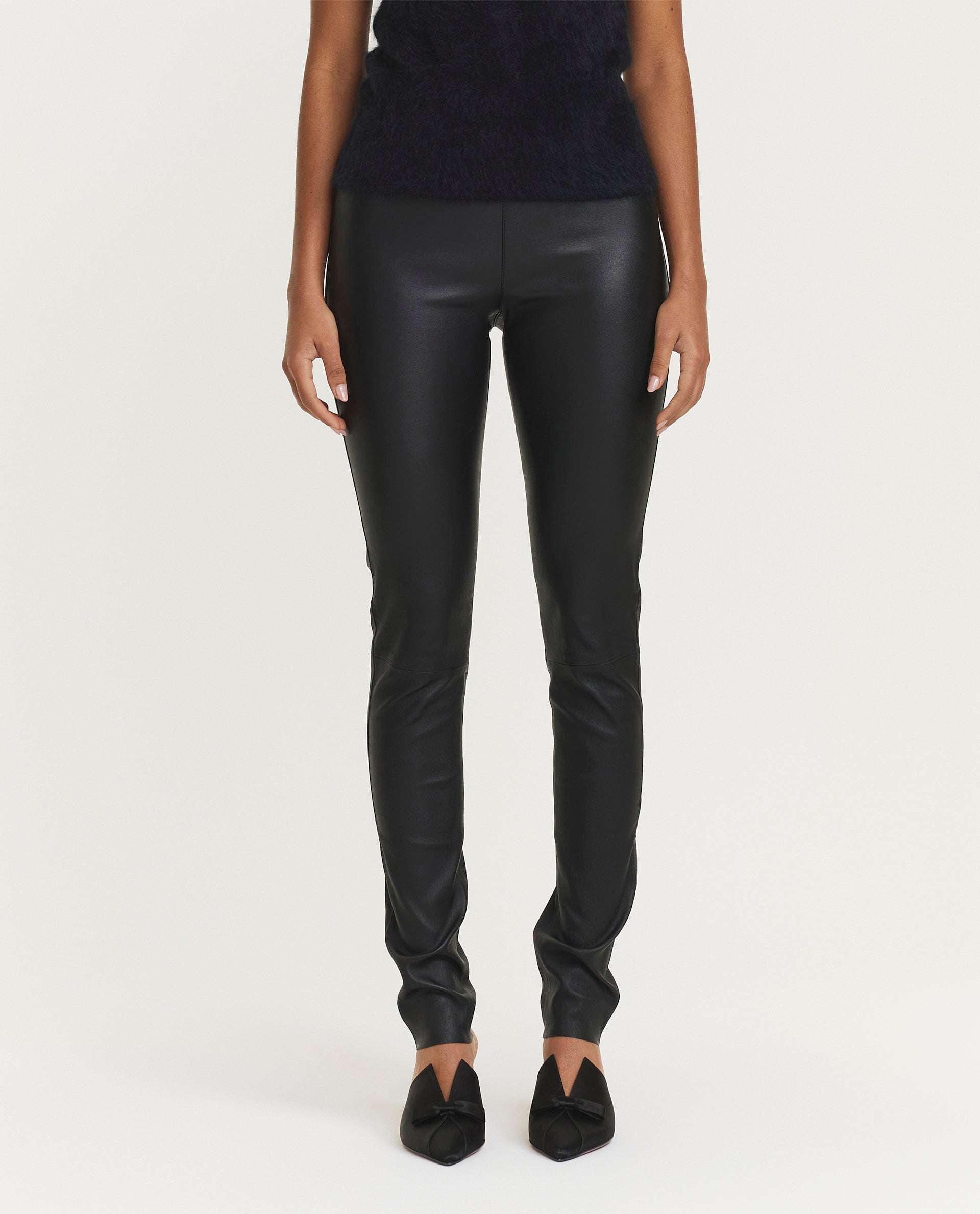 Leren legging