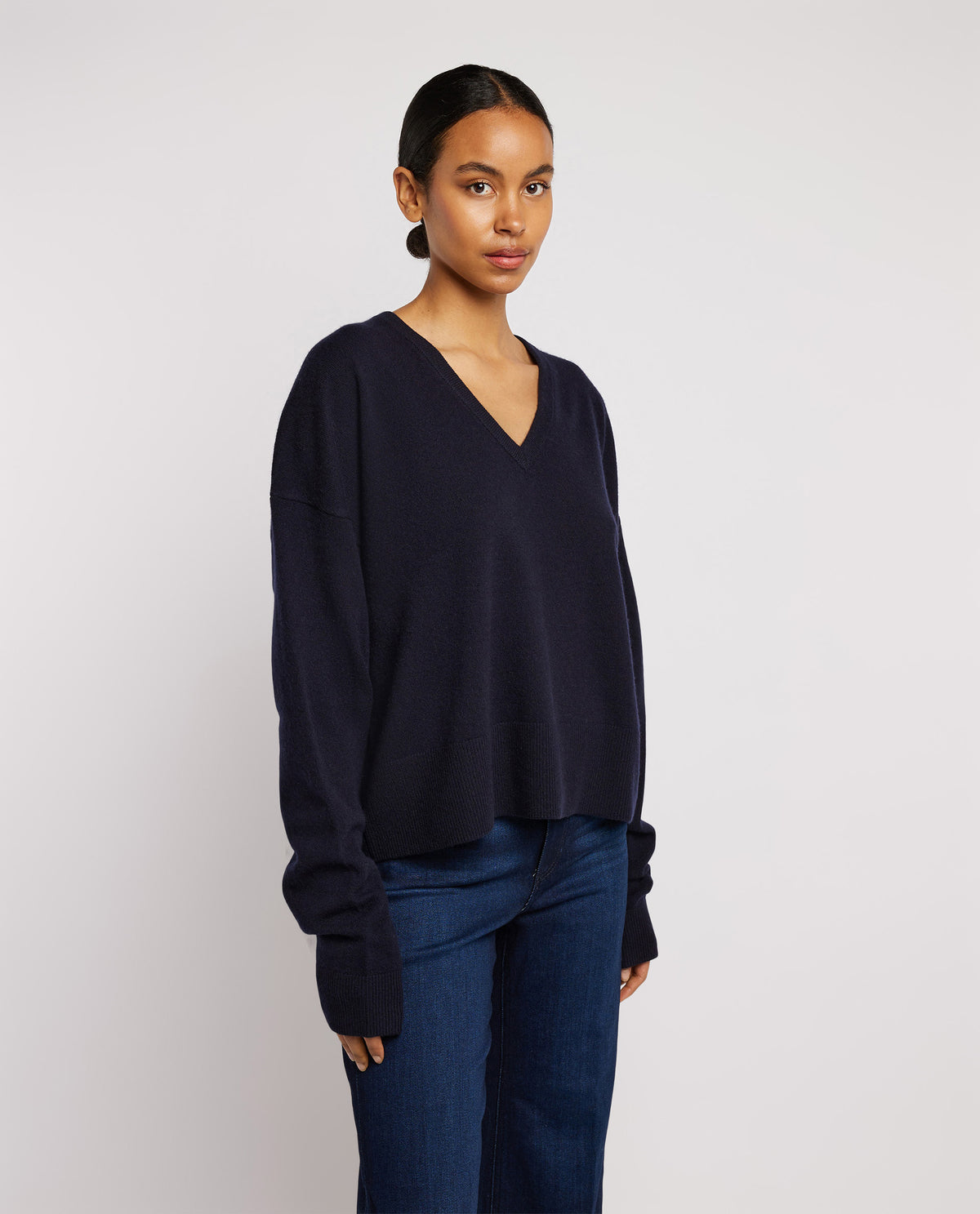 Cashmere V-neck sweater