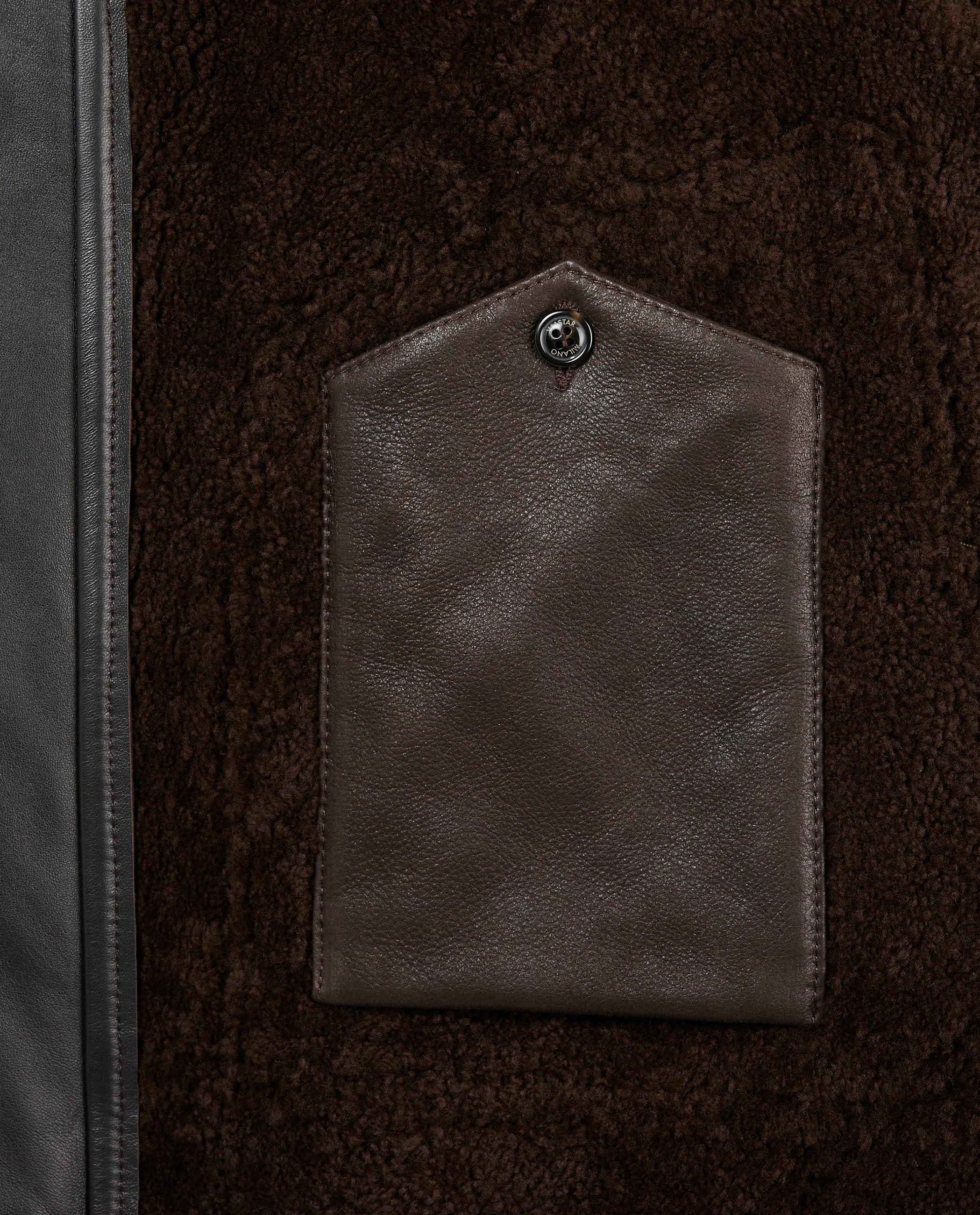 Shearling Coburn Jas - Bruin