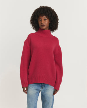 Knitted turtleneck sweater 