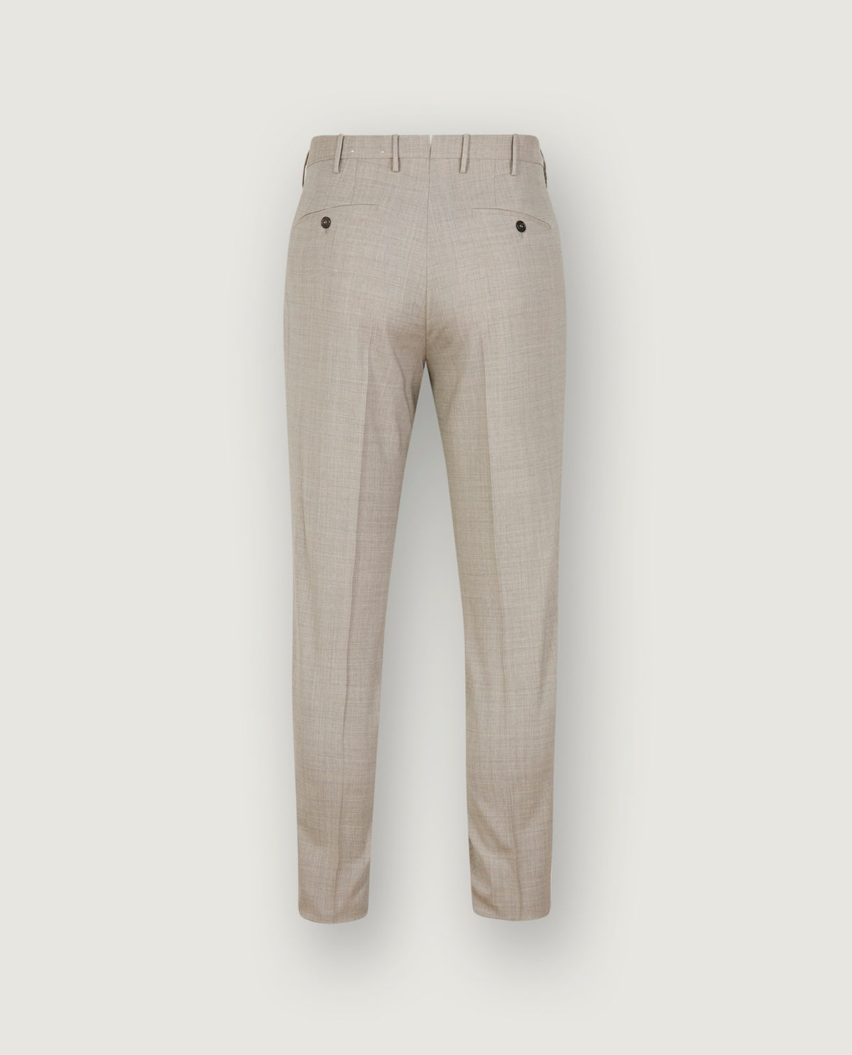 Fresco Stretch Wollen Broek - Lichtbruin