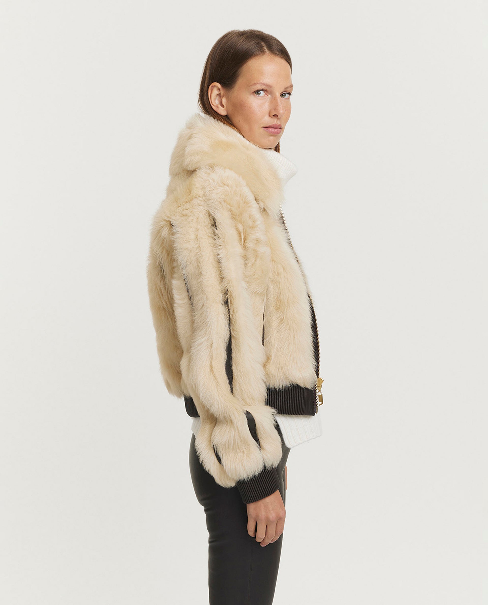 Shearling jas