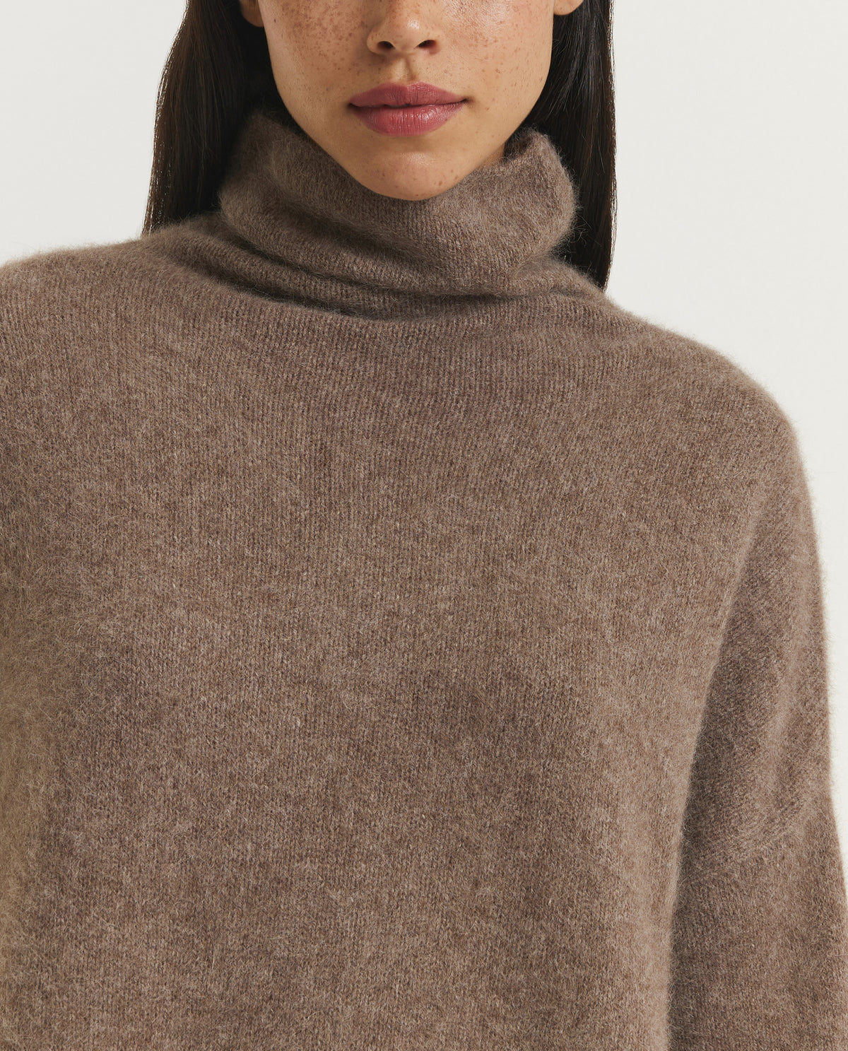 Wool Blend Turtleneck