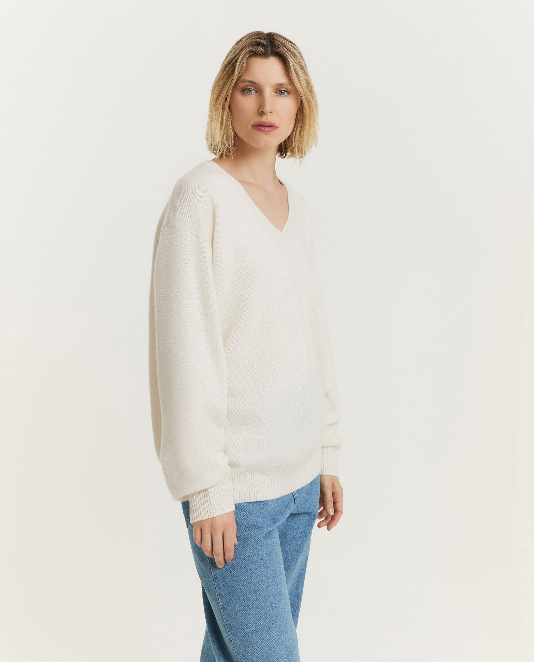 Cashmere V-Neck Sweater