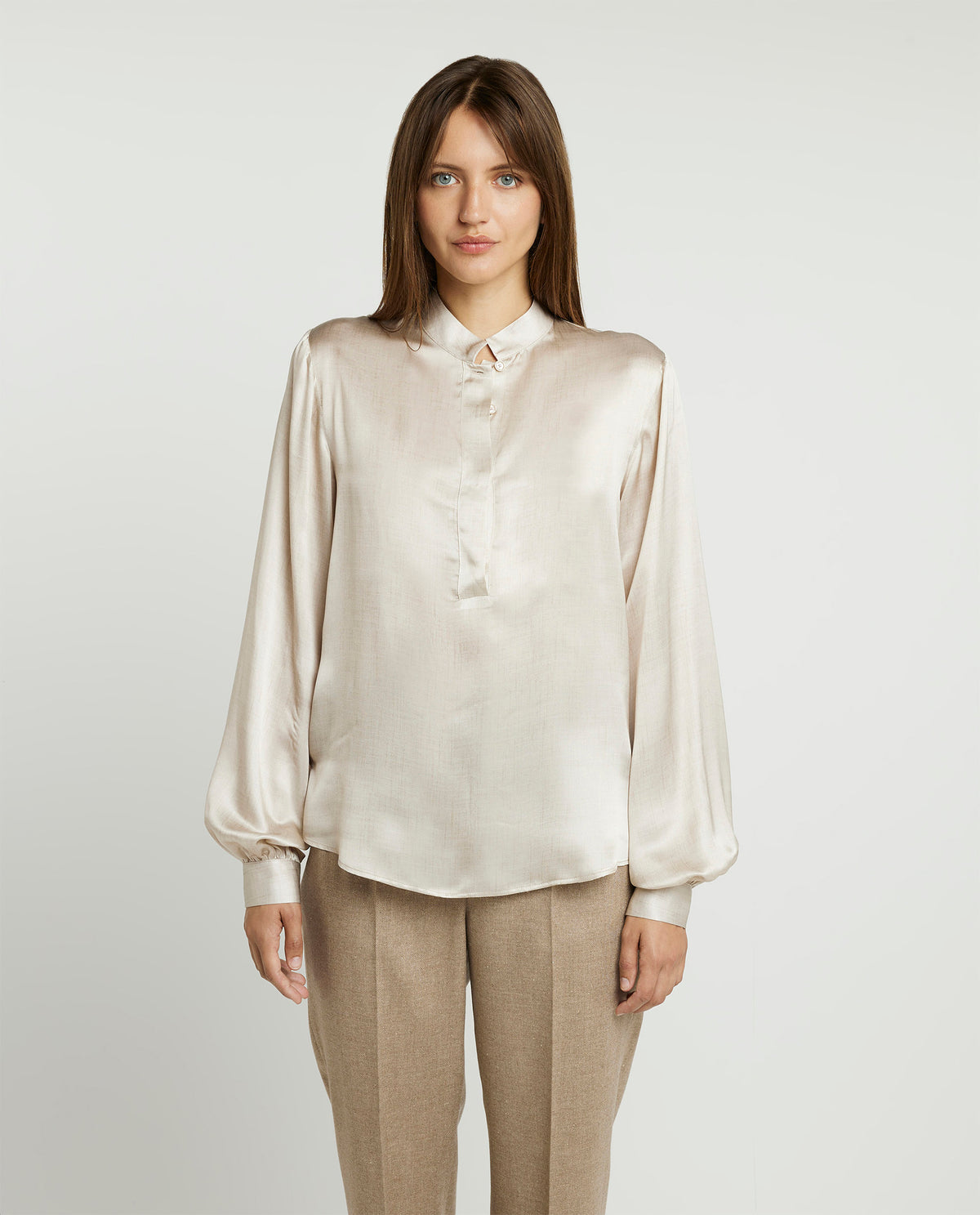 Zijden blouse