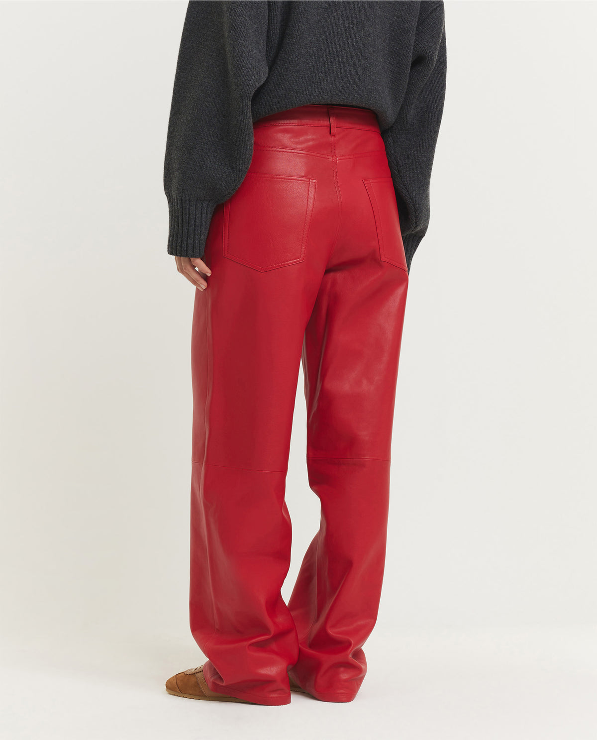 Baggy Leather Trousers