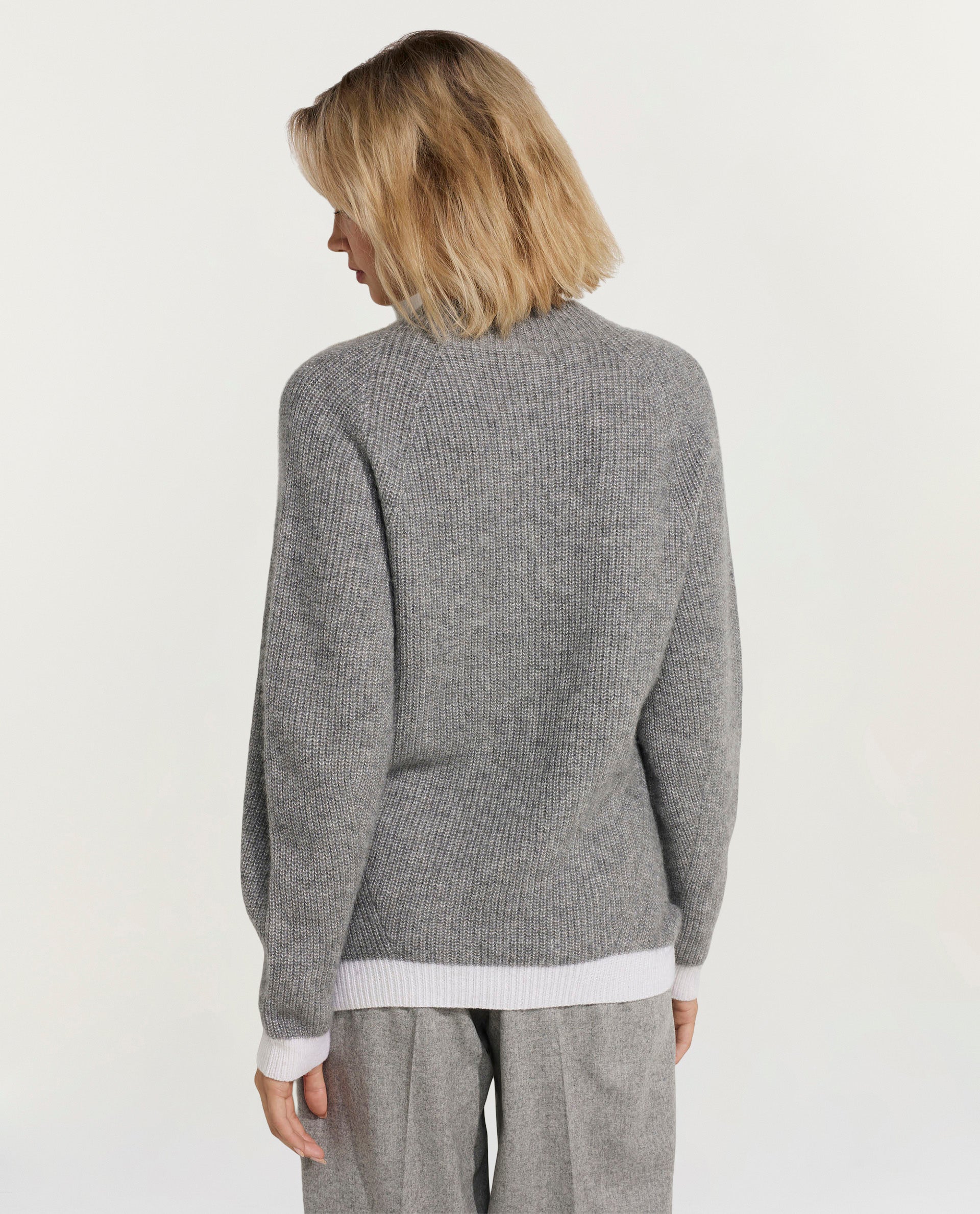 Cashmere-silk sweater