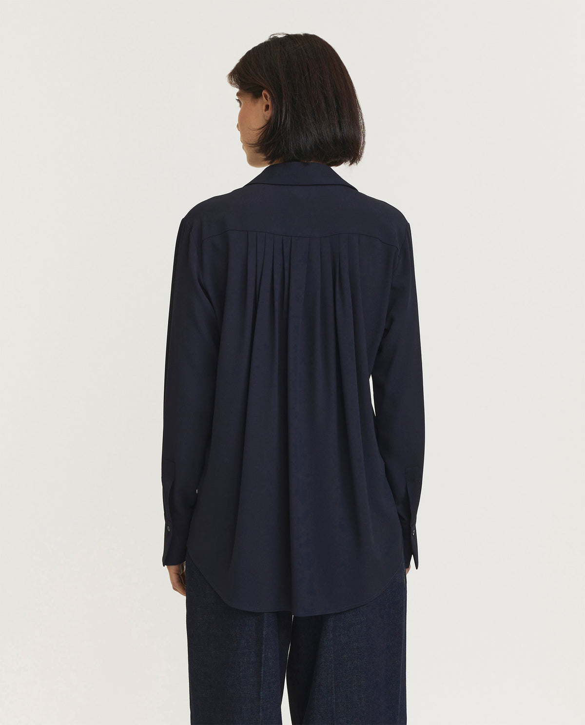 Soepelvallende blouse