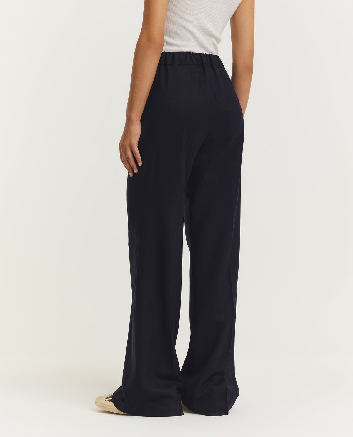 Ariel Wollen Broek - Donkerblauw