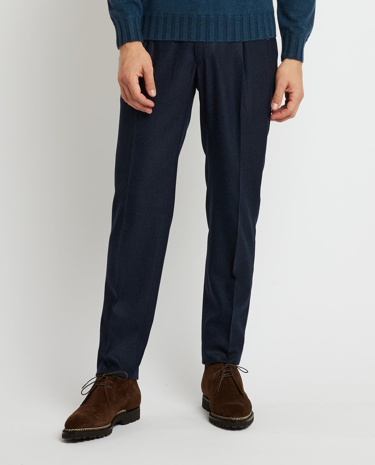 Wool Blend Trousers