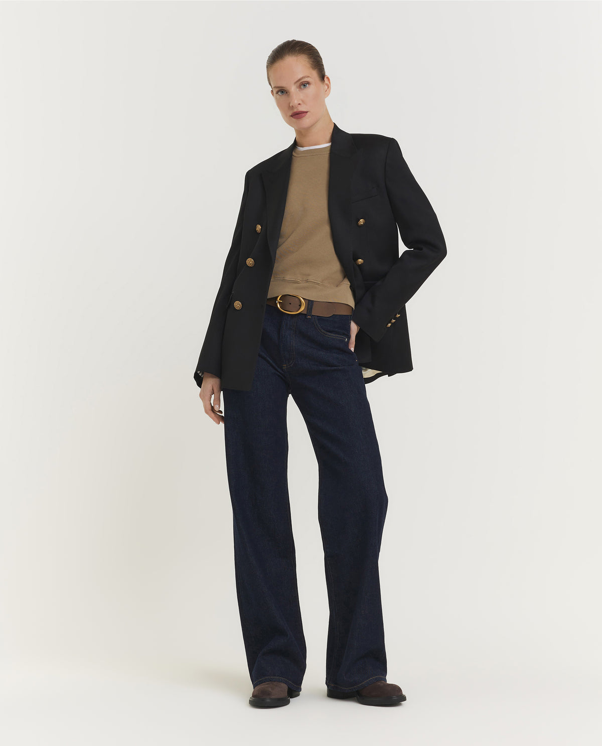 Wollen DB Blazer - Zwart