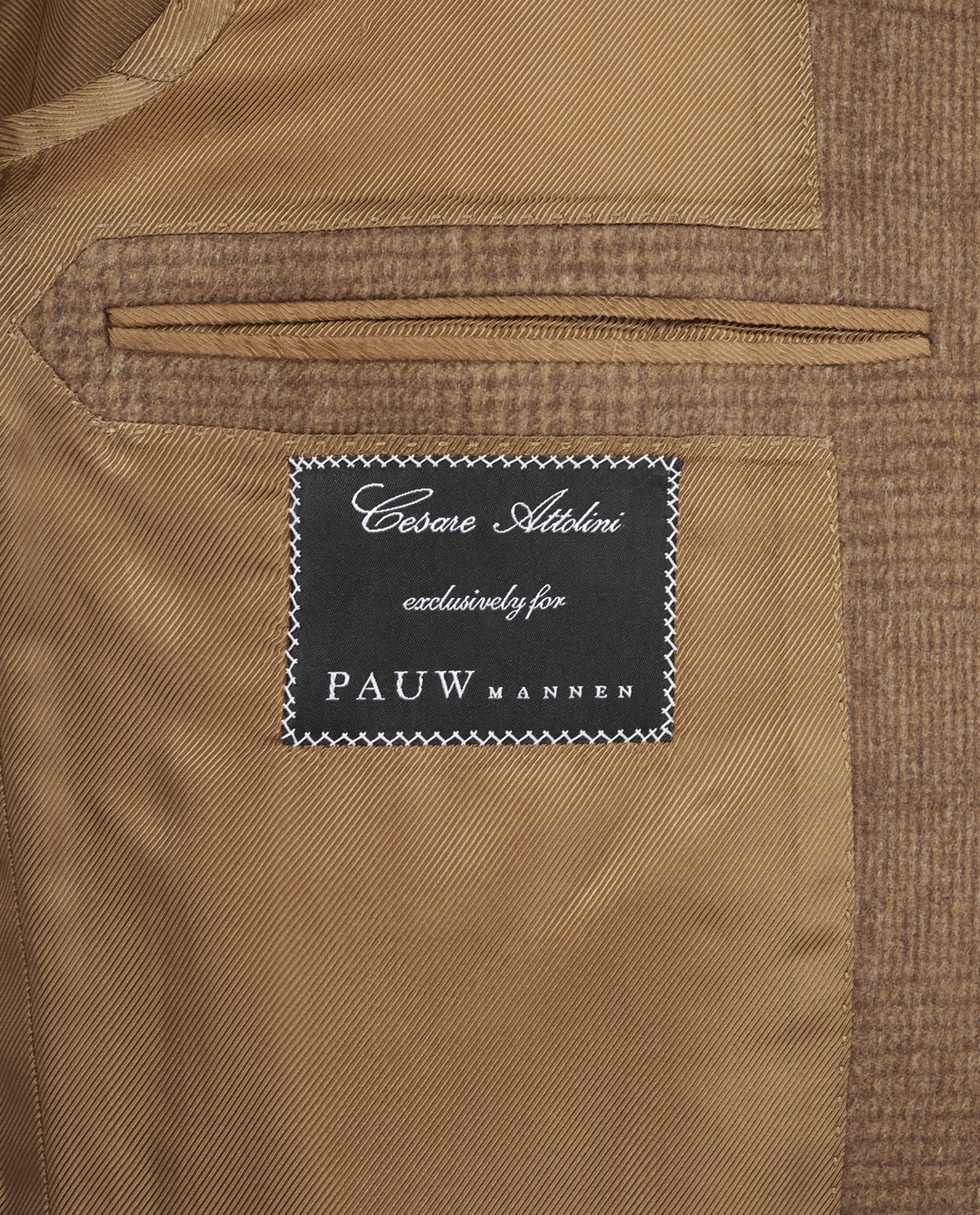 Cashmere Prince of Wales Jasje - Lichtbruin