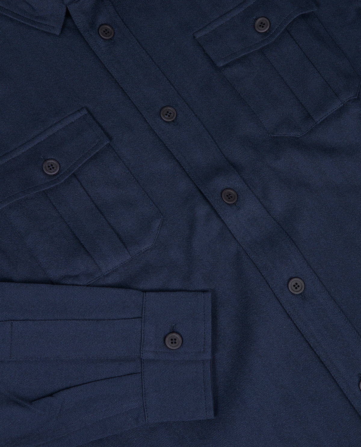Utility Overshirt - Blauw