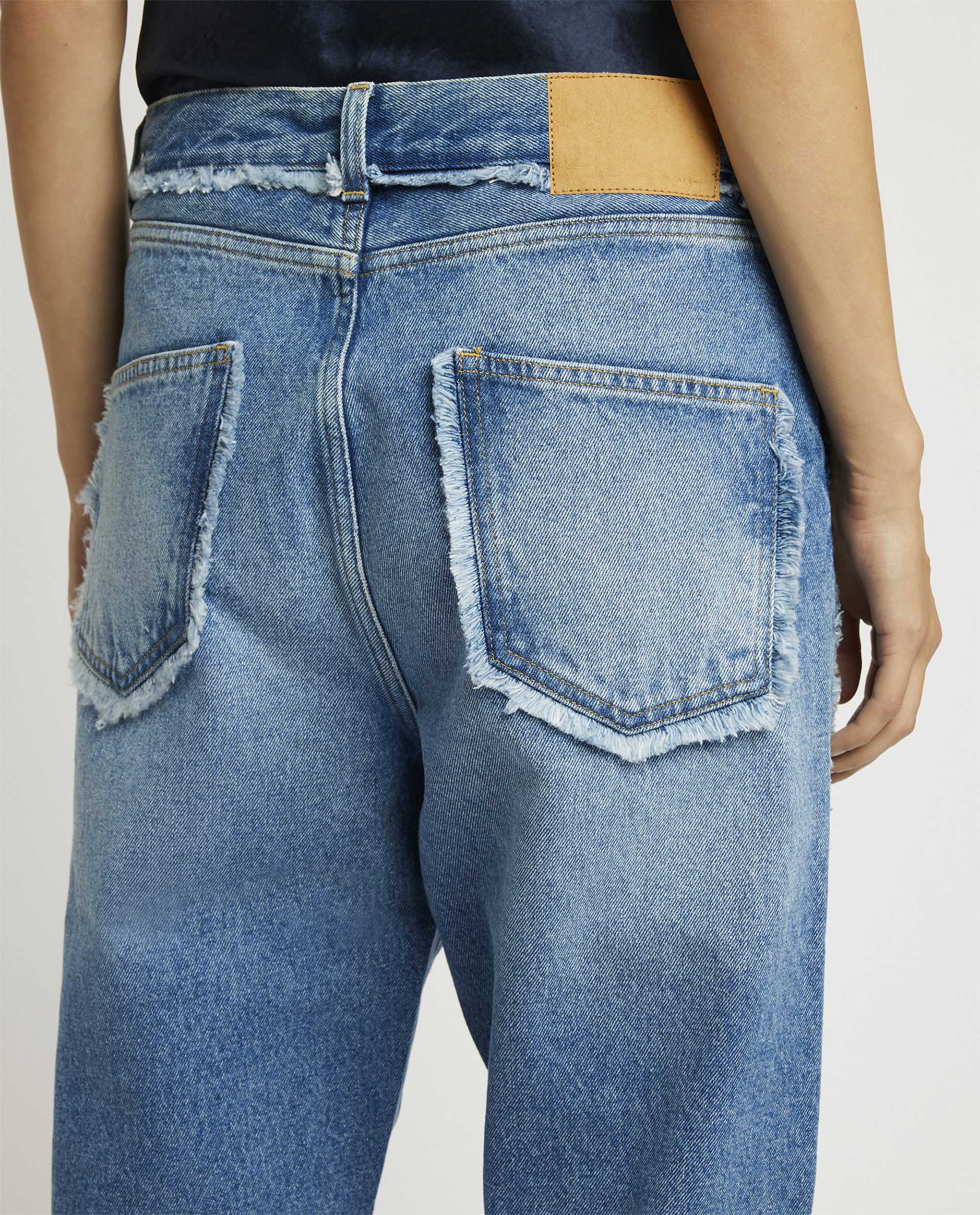 Jeans met franjes