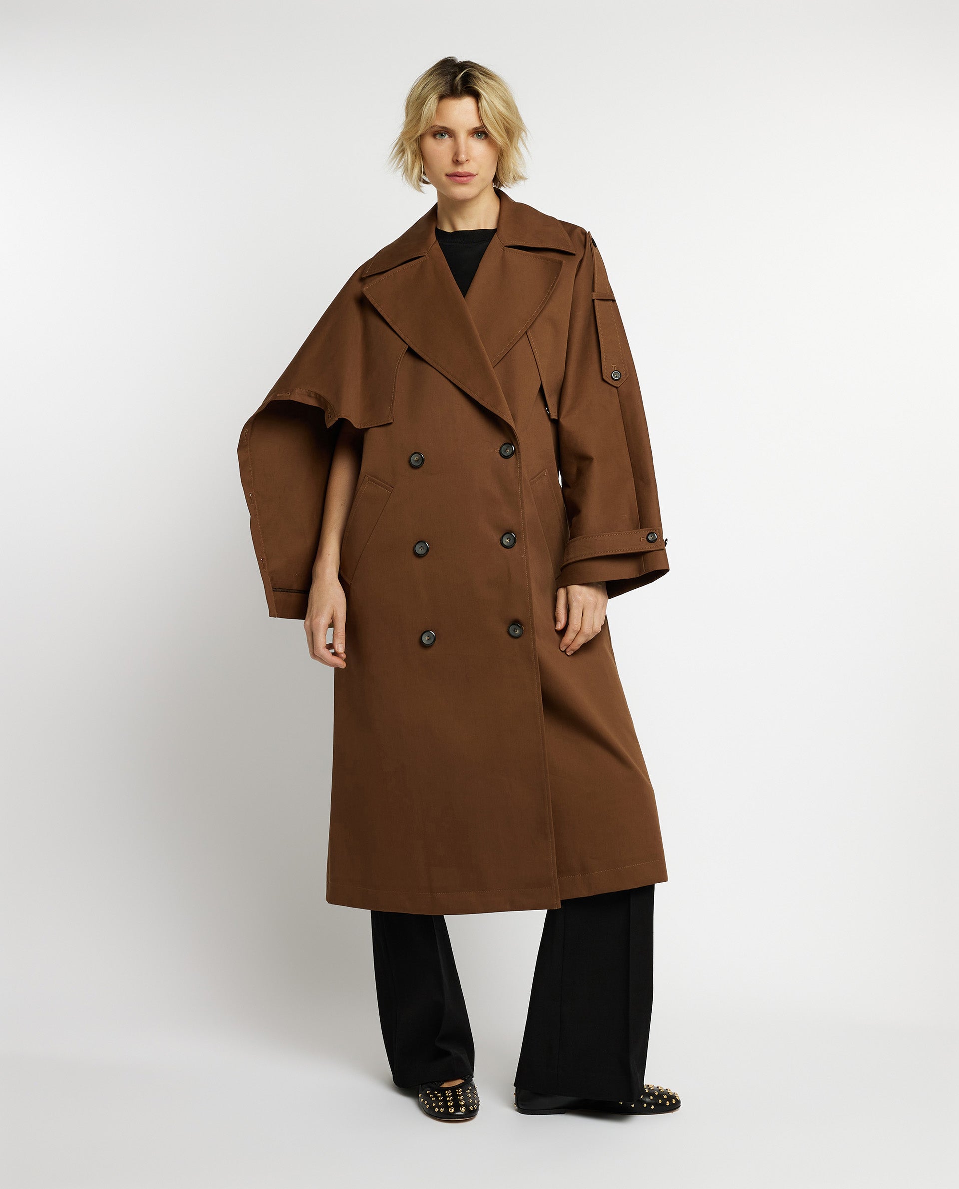 Cotton trenchcoat