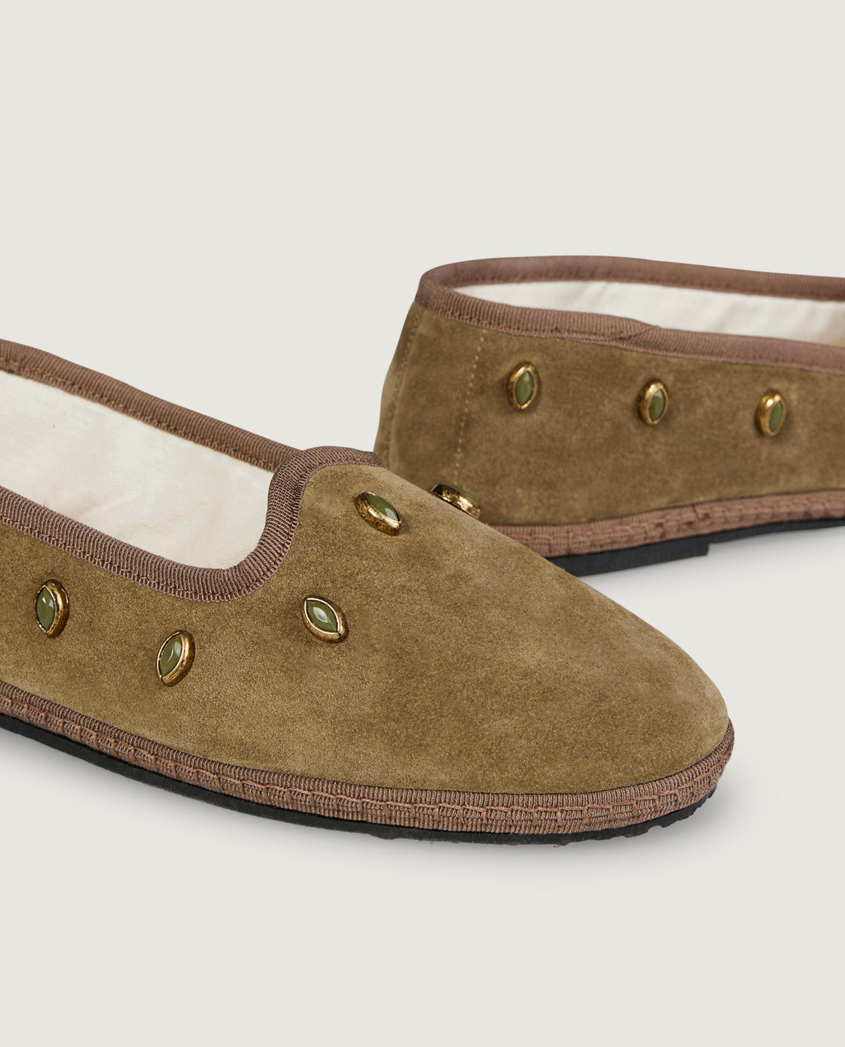 Fluwelen loafers