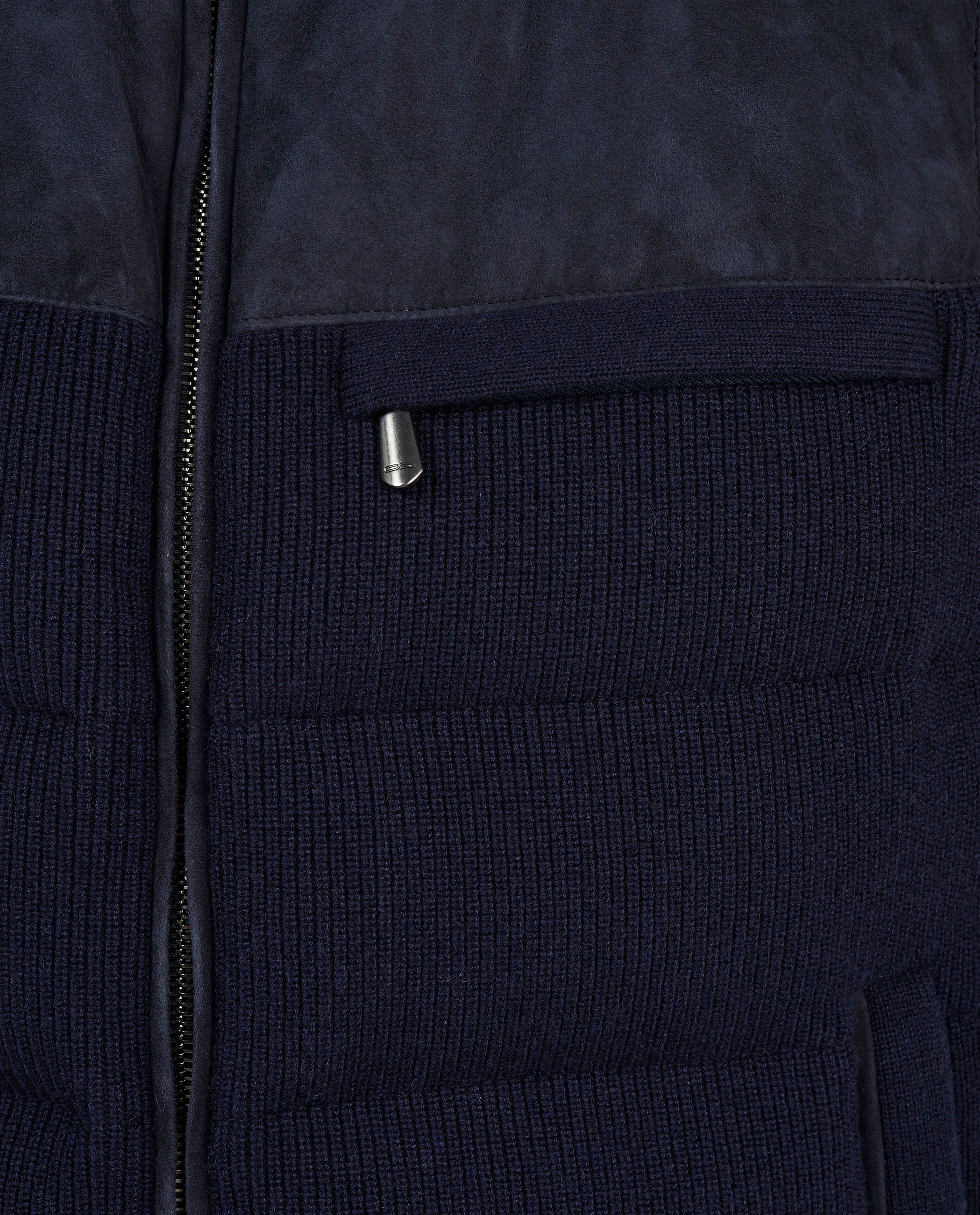 Cashmere Semi Bodywarmer - Donkerblauw