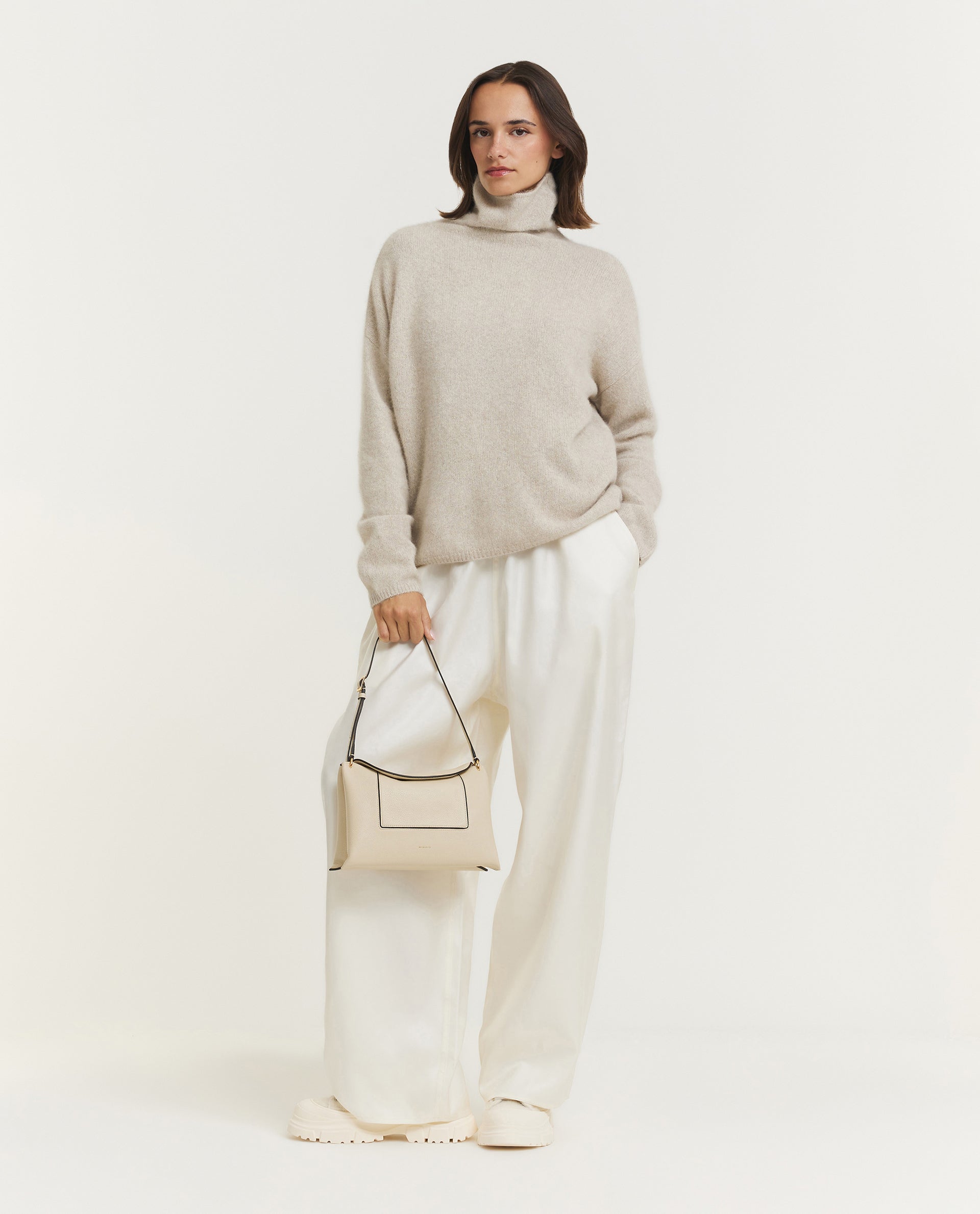Wool Blend Turtleneck