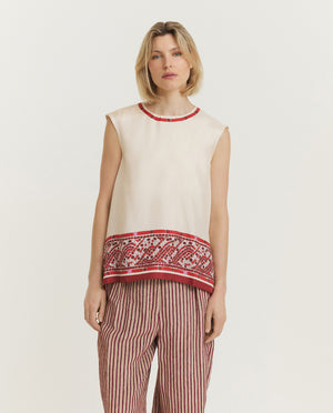 San Carlo Top - Ecru