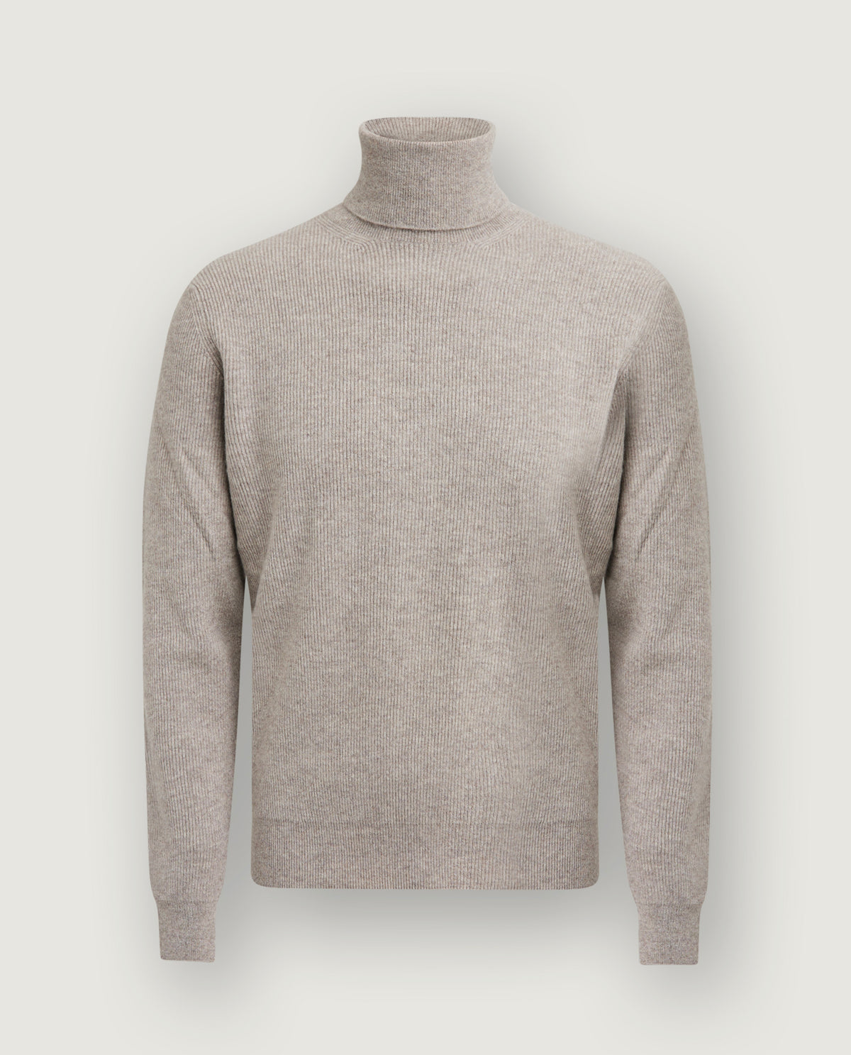 Cashmere Rib Coltrui - Lichtgrijs