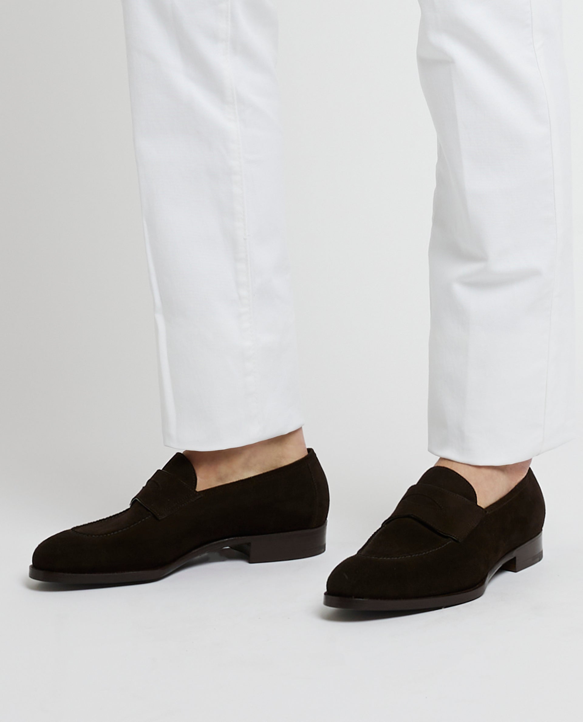 Suede Penny Loafers