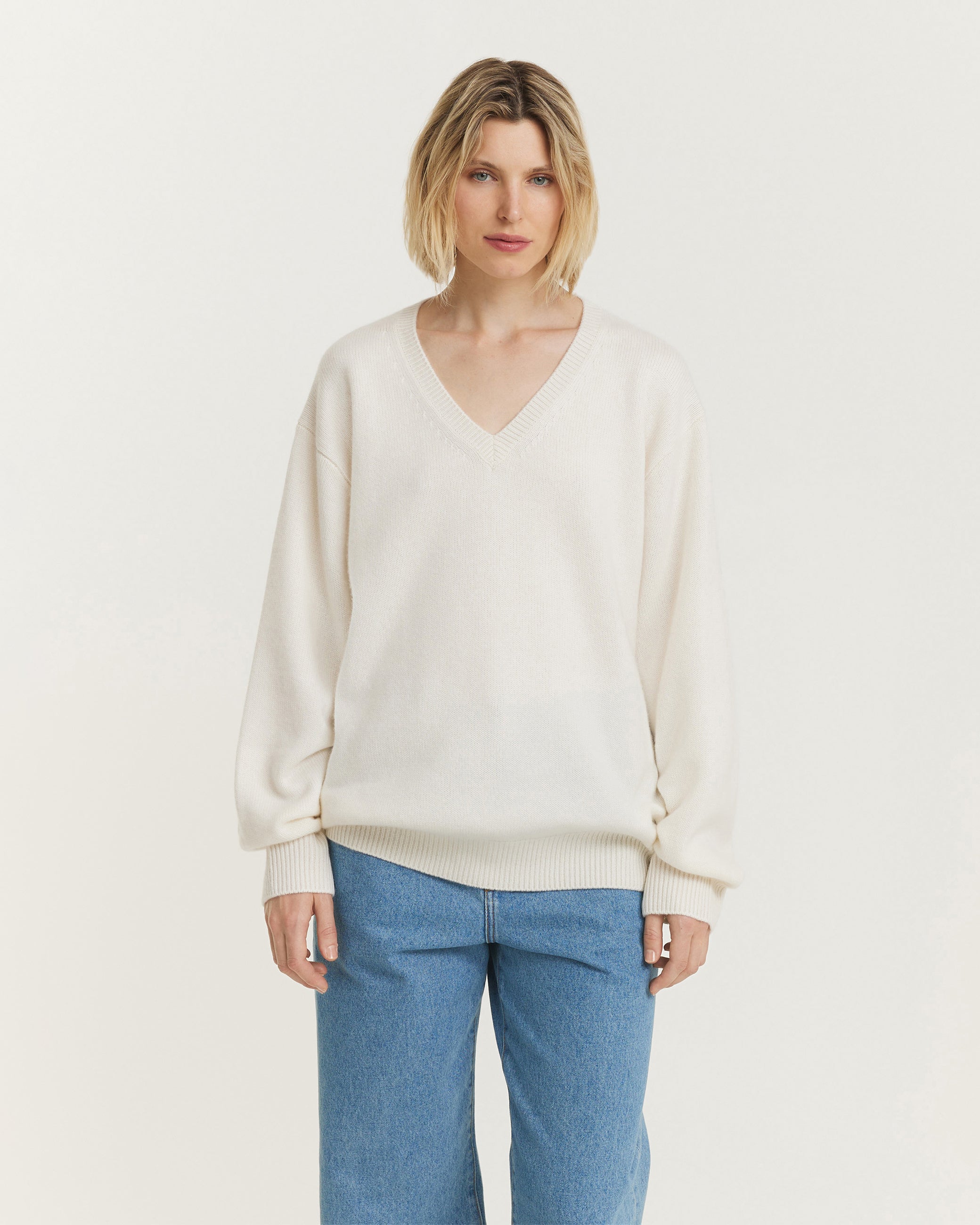 Cashmere V-Neck Sweater